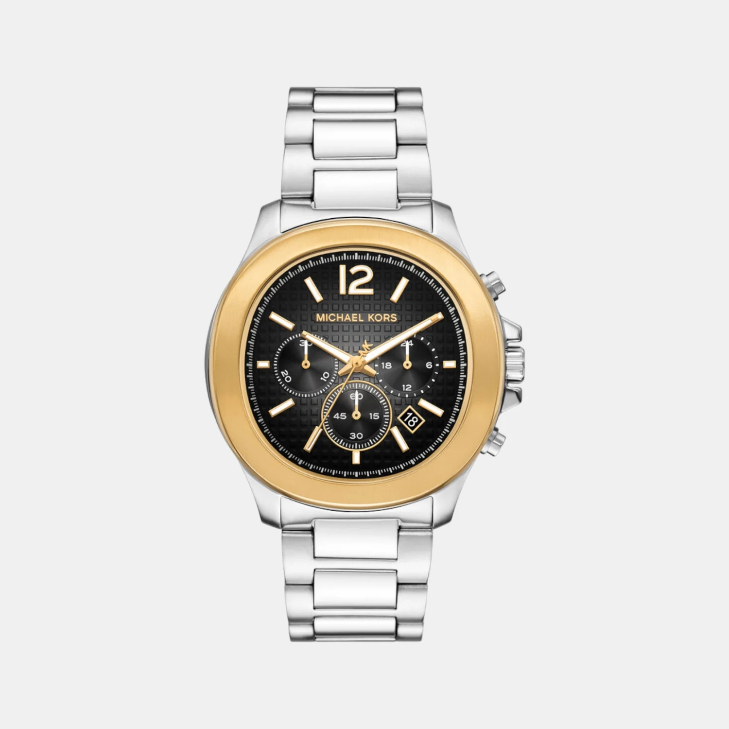 Sage Men Quartz Black Dial Chronograph Stainless Steel Watch MK9212 - Image 2