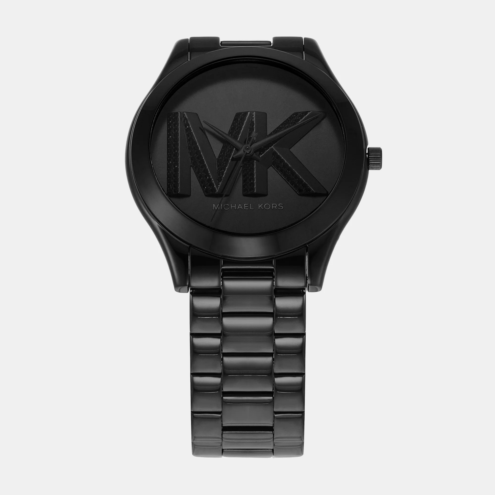 Slim Runway Women Quartz Black Dial Analog Stainless Steel Watch MK4734 - Image 4