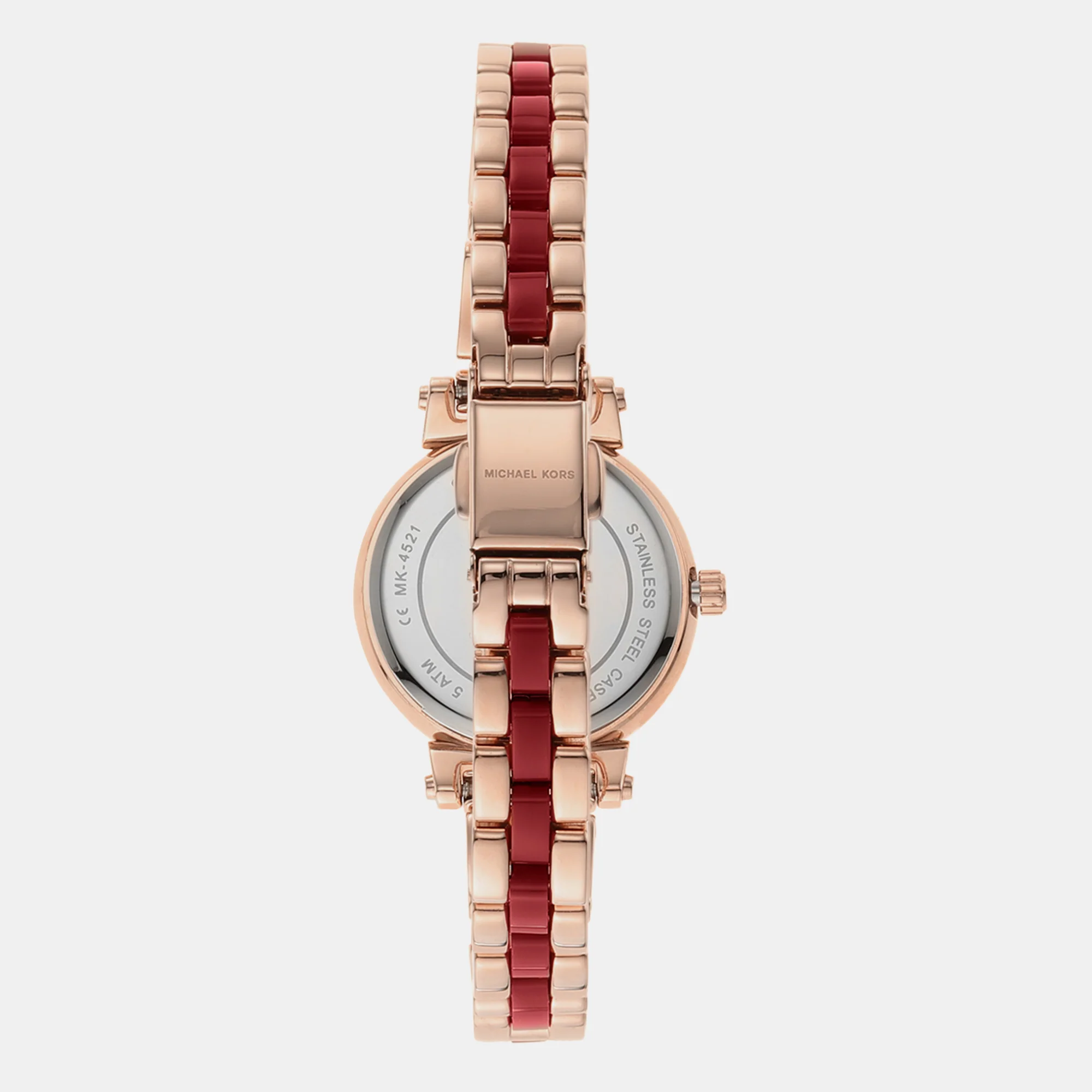 Sofie Women Quartz White Dial Analog Stainless Steel Watch MK4521 - Image 6