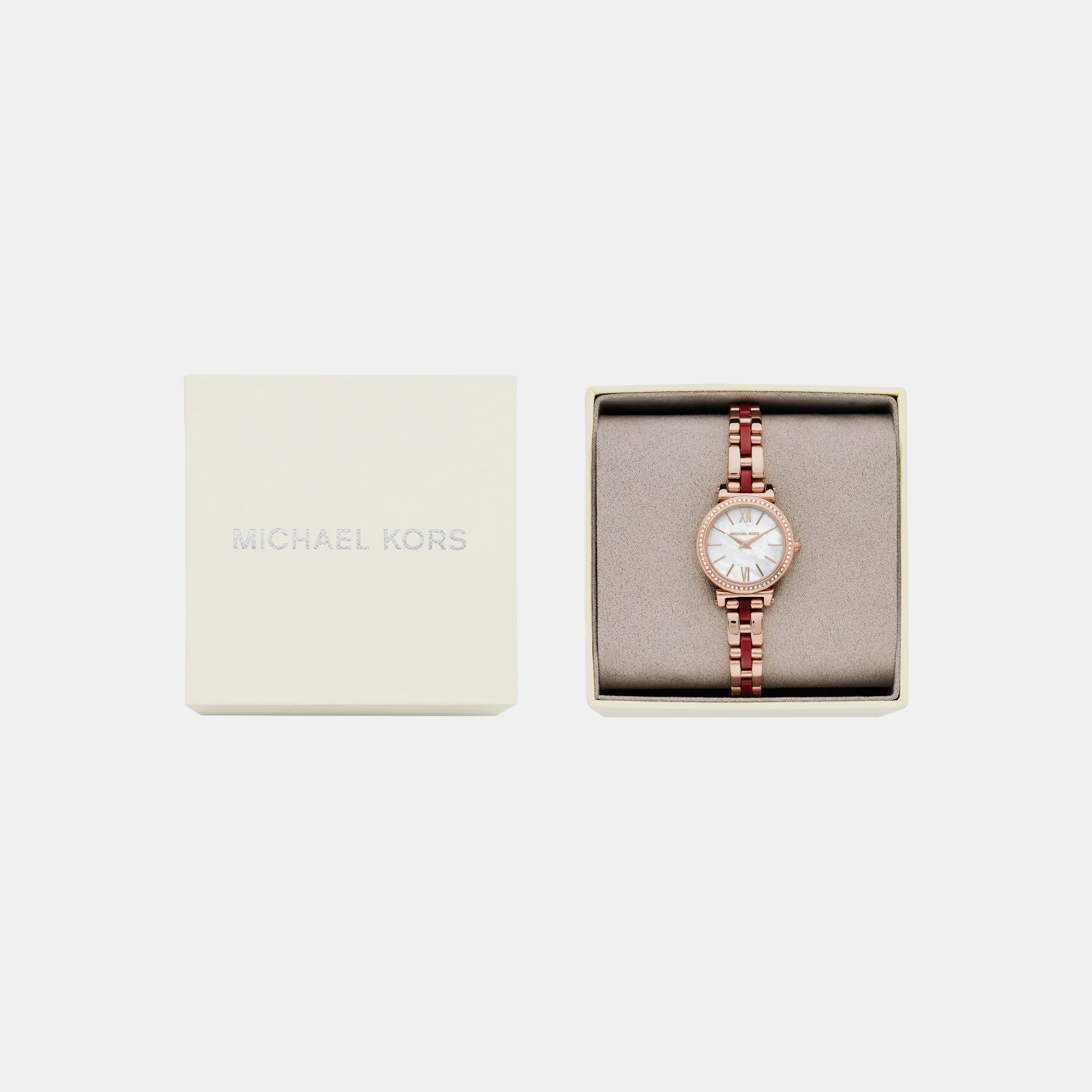 Sofie Women Quartz White Dial Analog Stainless Steel Watch MK4521 - Image 9