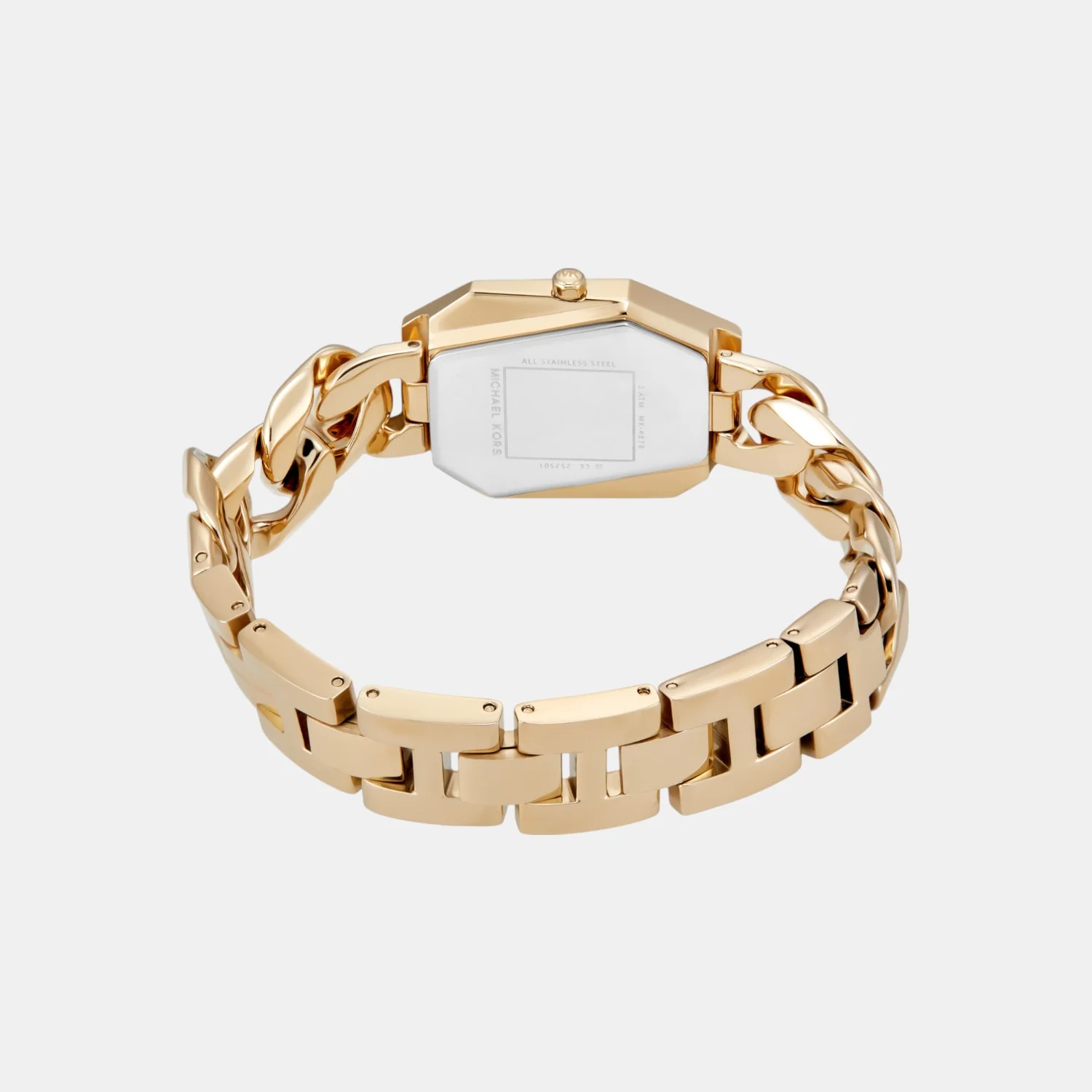 Suri Women Quartz Gold Dial Analog Stainless Steel Watch MK4878 - Image 8