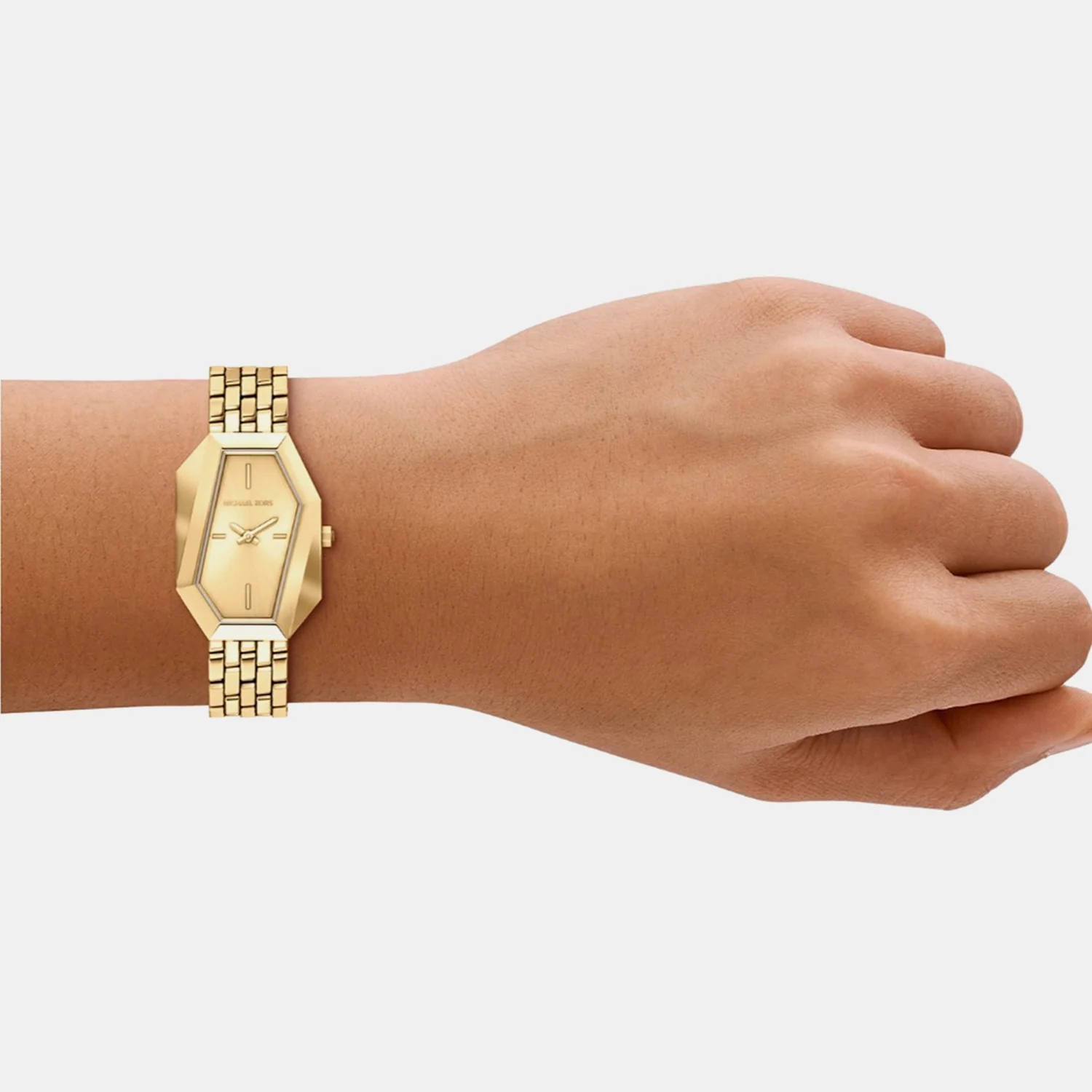 Suri Women Quartz Gold Dial Analog Stainless Steel Watch MK7590 - Image 6