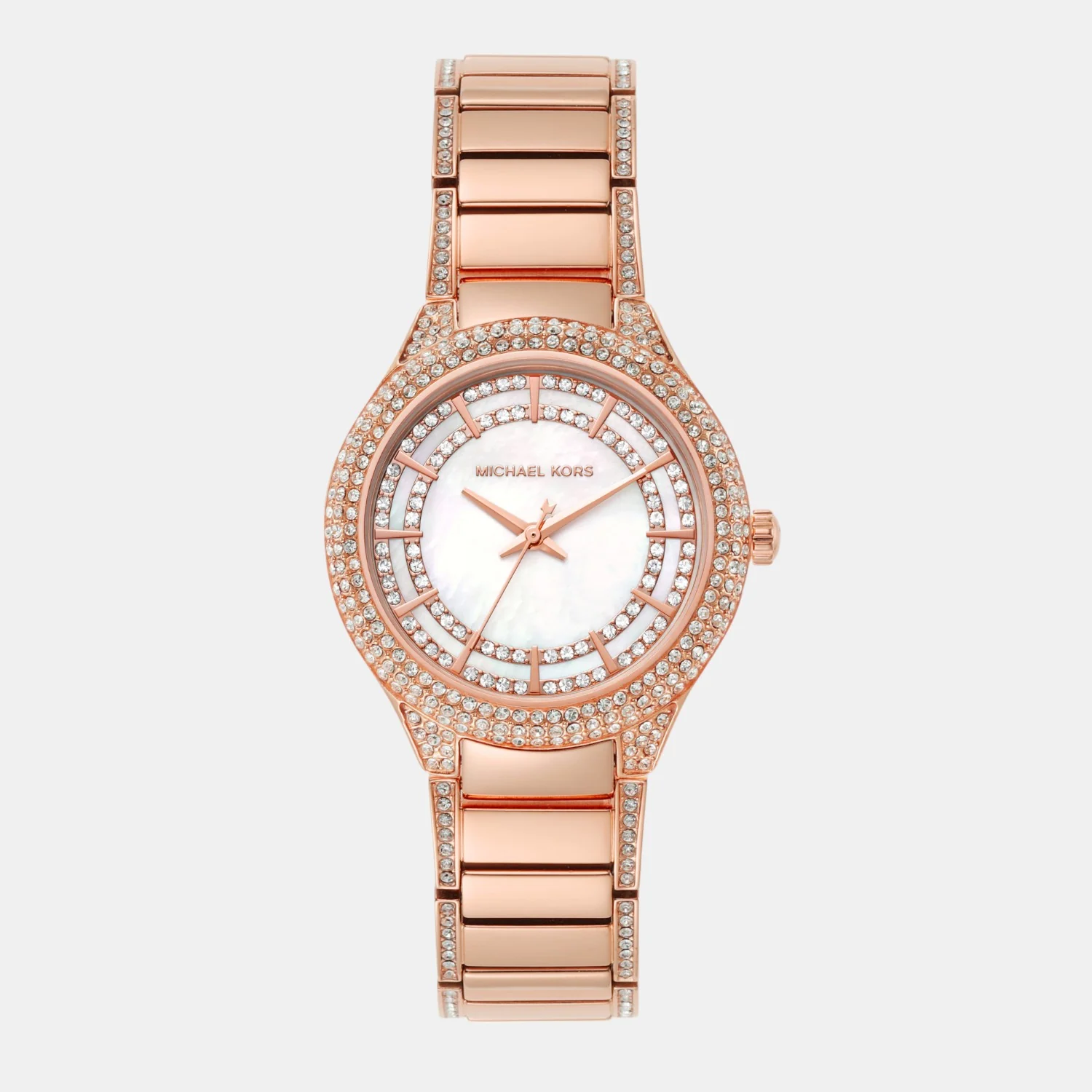 Sylvia Women Quartz White Dial Analog Stainless Steel Watch MK4656 - Image 4