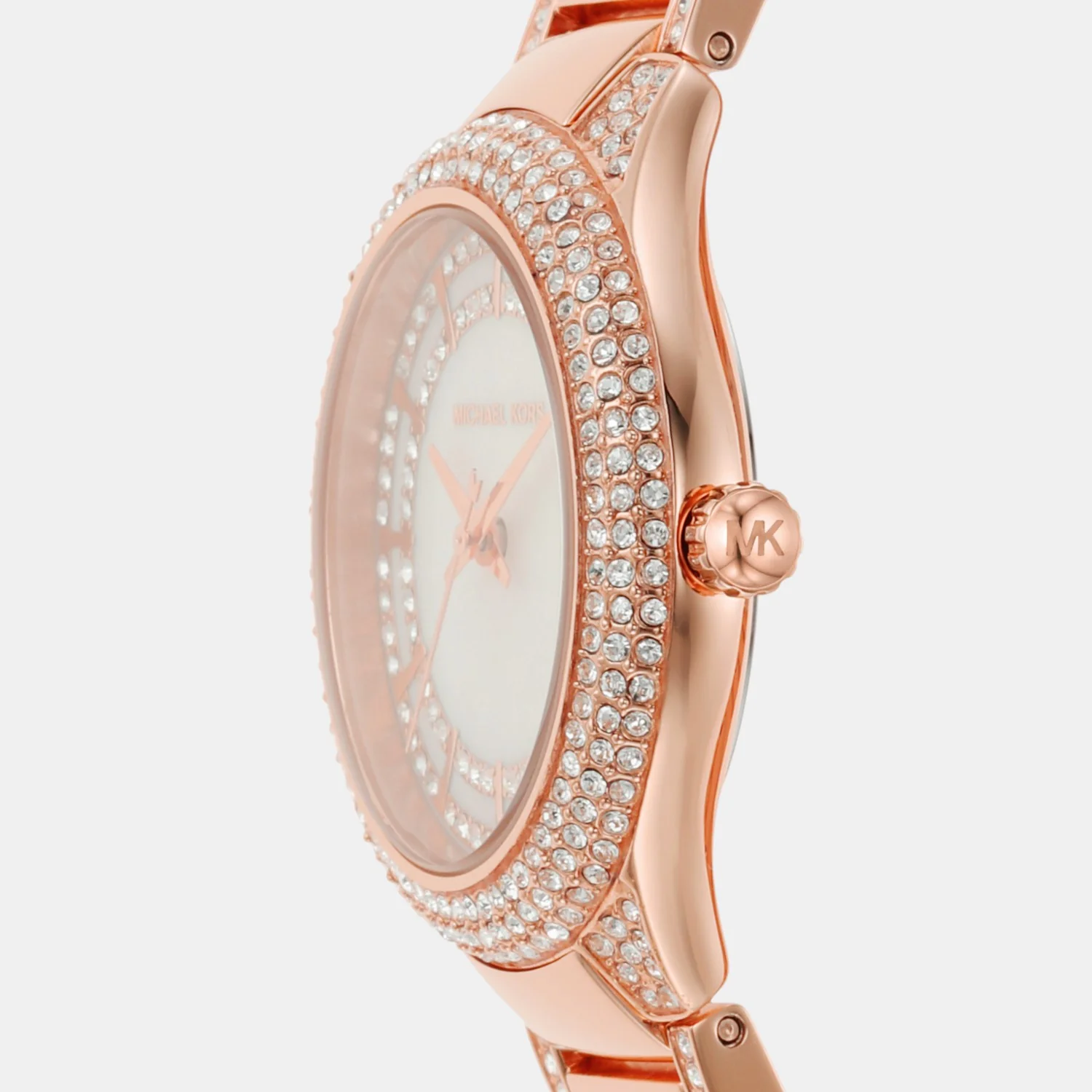 Sylvia Women Quartz White Dial Analog Stainless Steel Watch MK4656 - Image 7