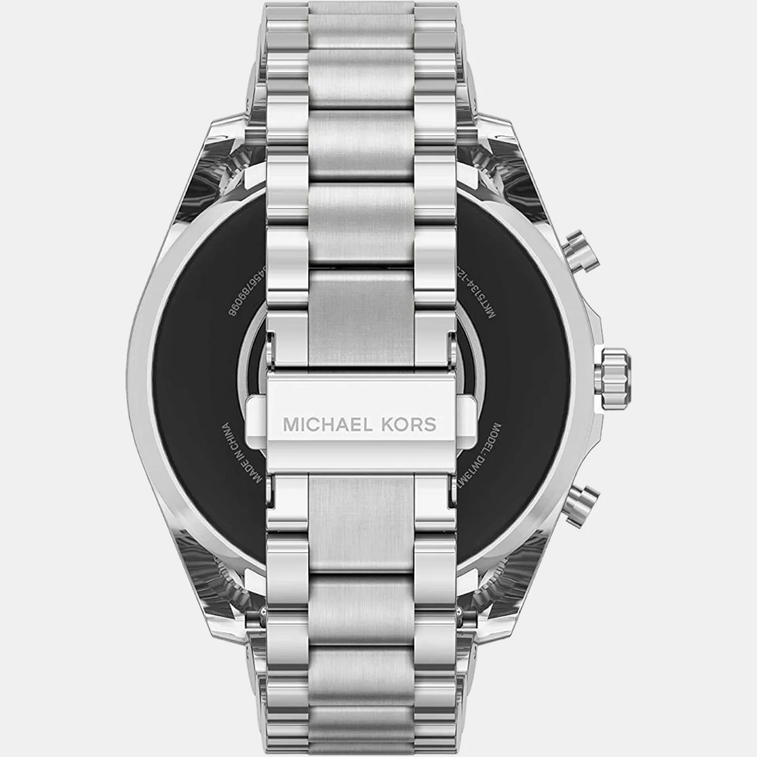 Women Processor Black Dial Digital Stainless Steel Watch MKT5139 - Image 3