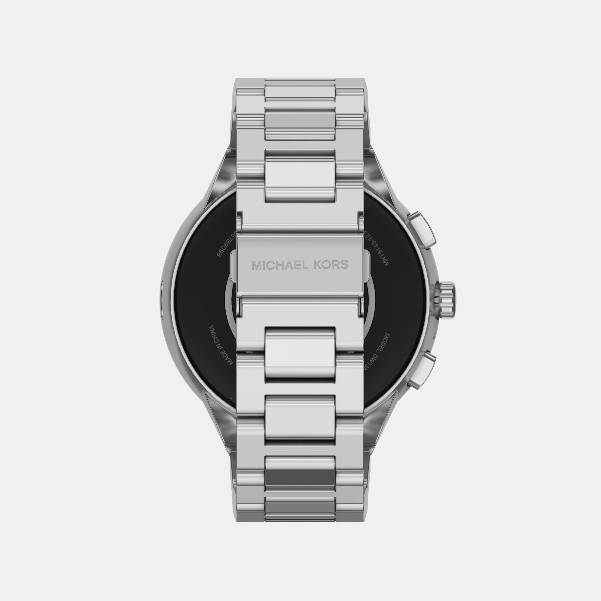 Women Processor Black Dial Digital Stainless Steel Watch MKT5143 - Image 3