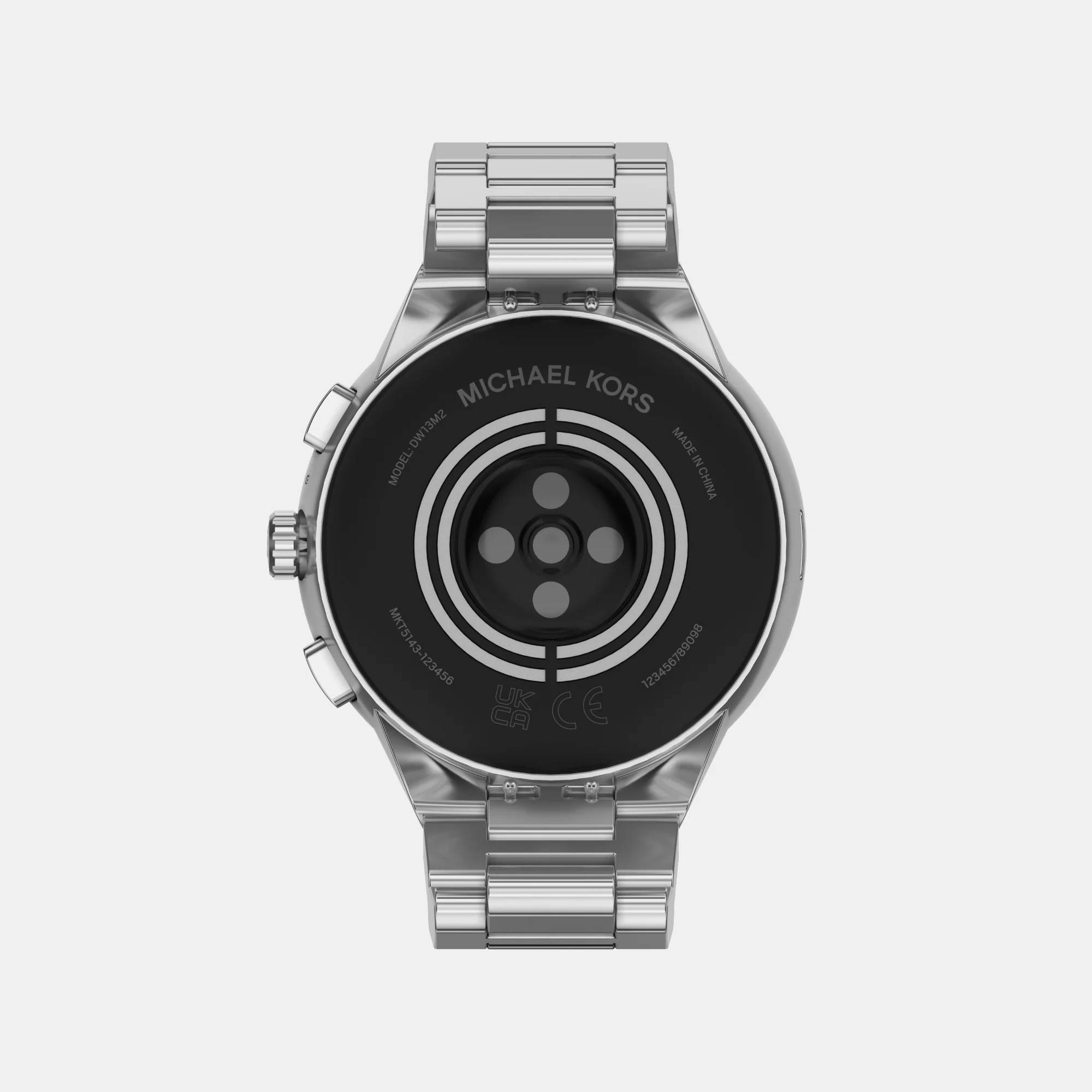 Women Processor Black Dial Digital Stainless Steel Watch MKT5143 - Image 6