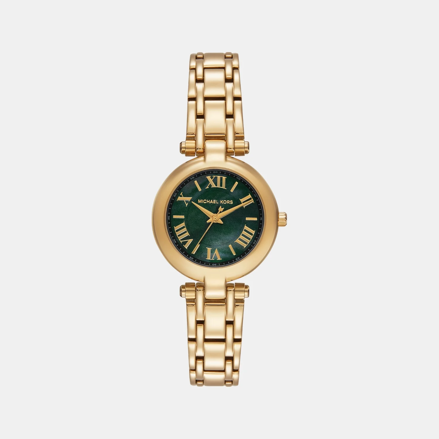 Women Quartz Green Dial Analog Stainless Steel Watch MK4892 - Image 2