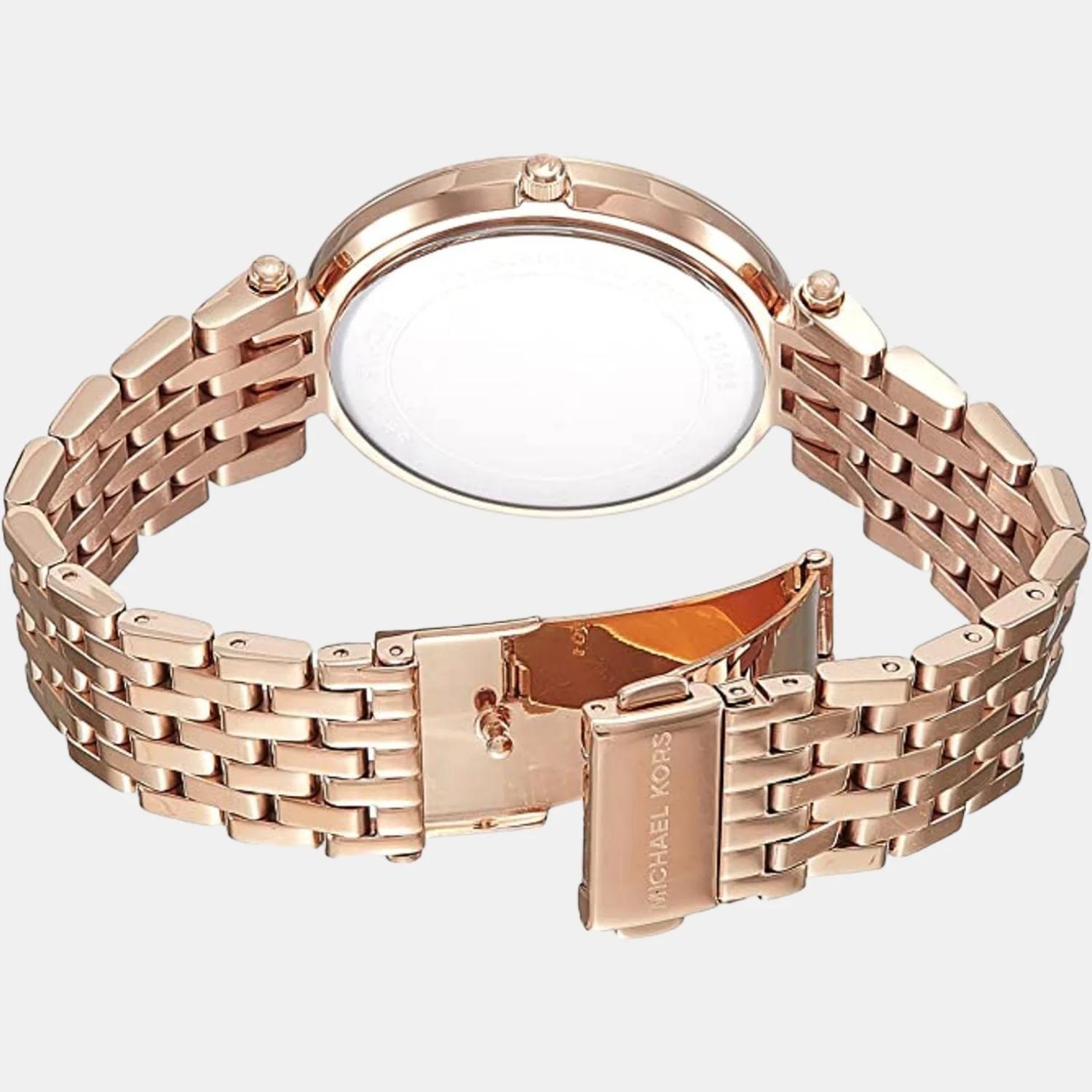 Women Quartz Rose Gold Dial Analog Stainless Steel Watch MK3192I - Image 3