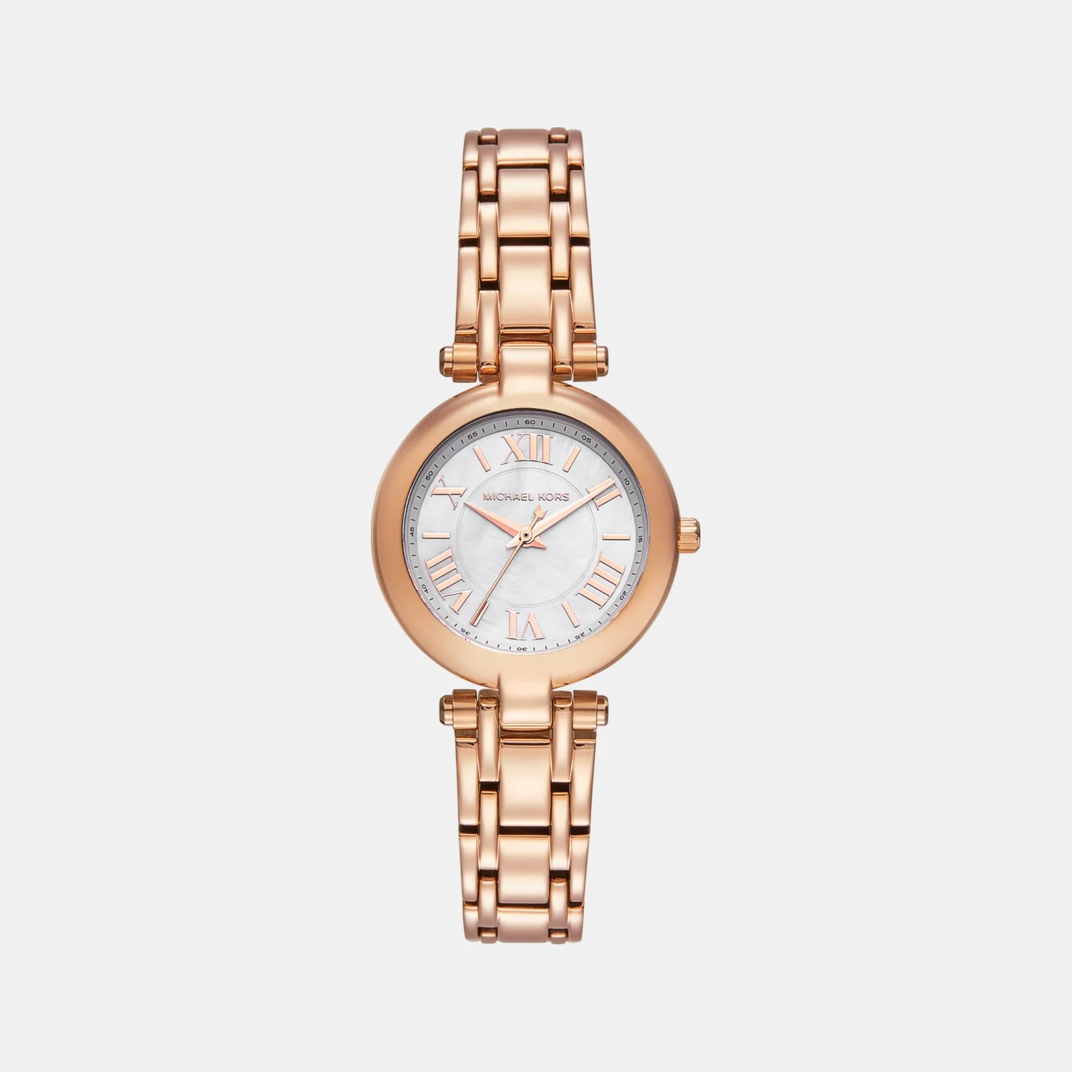 Women Quartz White Dial Analog Stainless Steel Watch MK4893 - Image 2