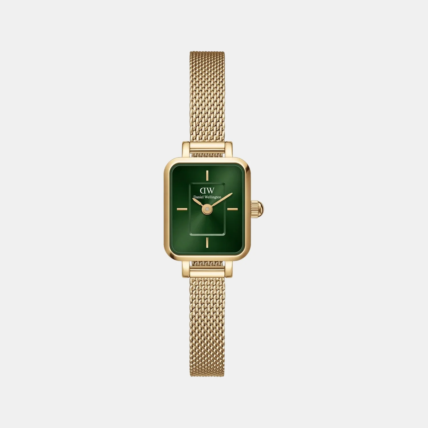 Micro Collection Women Quartz Emerald Dial Analog Stainless Steel Watch DW00100653