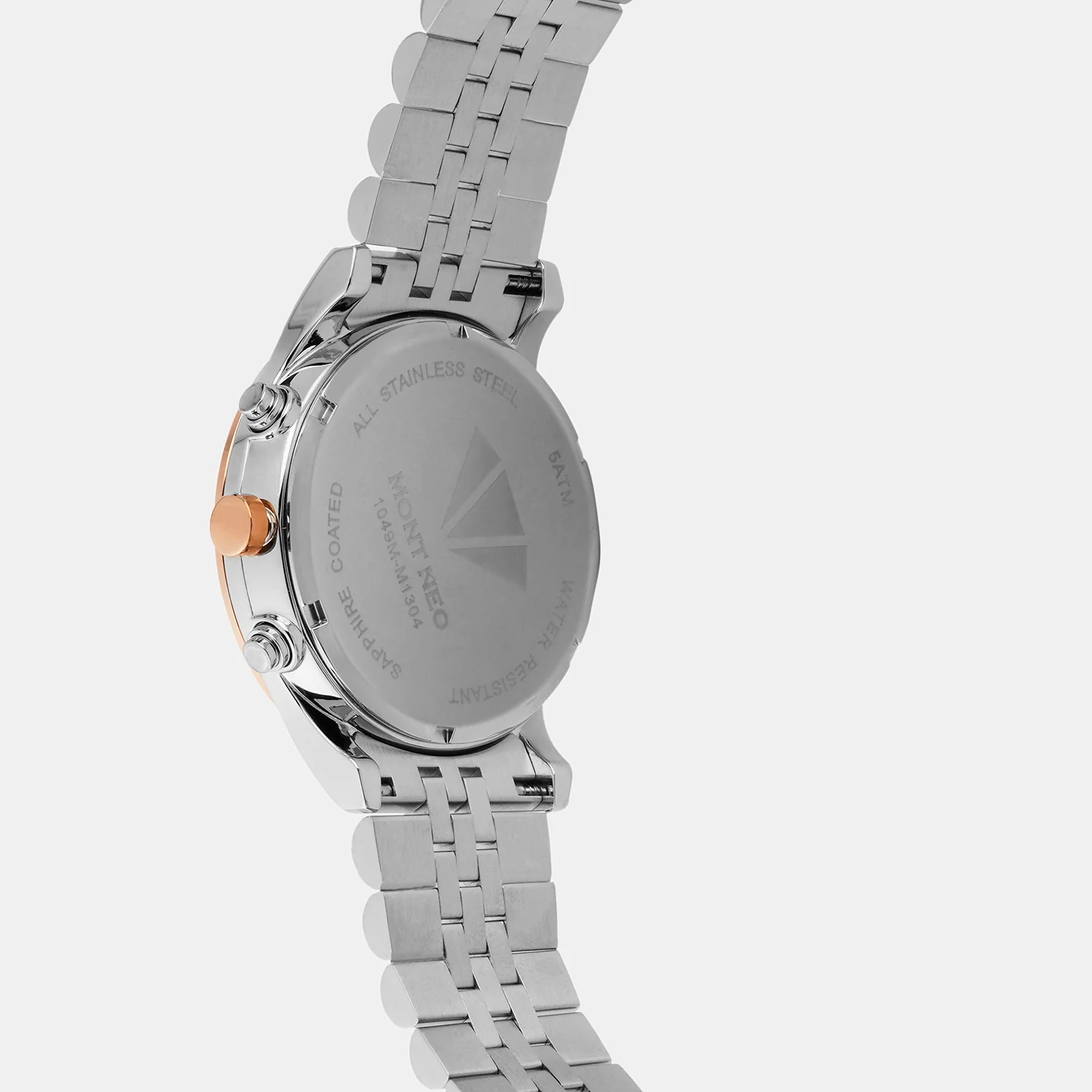 Men Quartz Black Dial Multi-Function Metal Watch 1049M-M1304 - Image 6