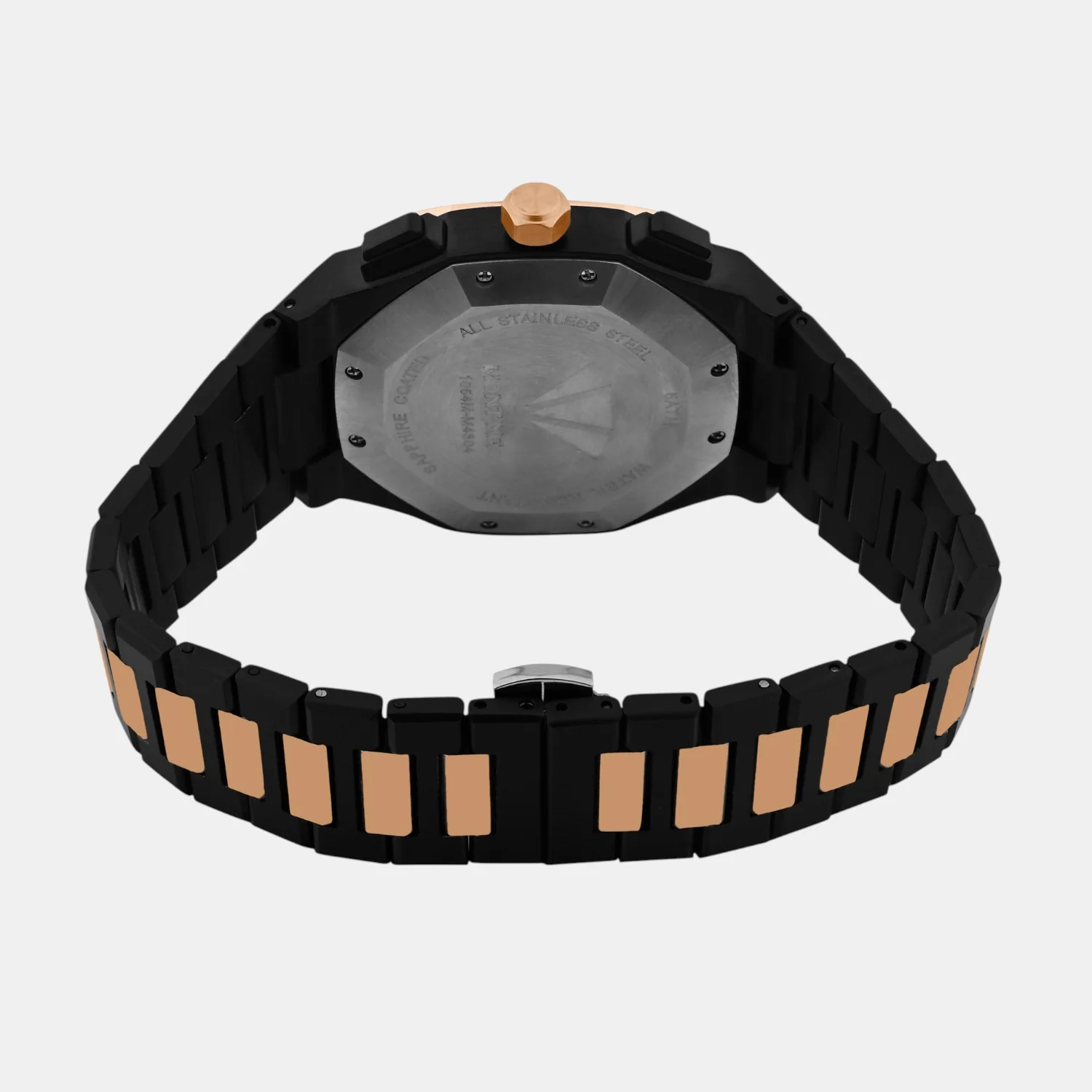 Men Quartz Black Dial Multi-Function Metal Watch 1054M-M4304 - Image 4