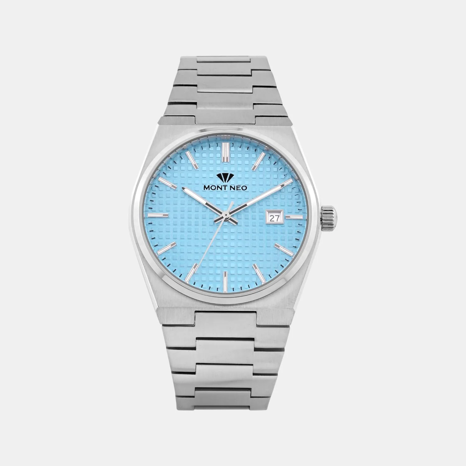 Men Quartz Blue Dial Analog Metal Watch G3509E-M1118 - Image 2