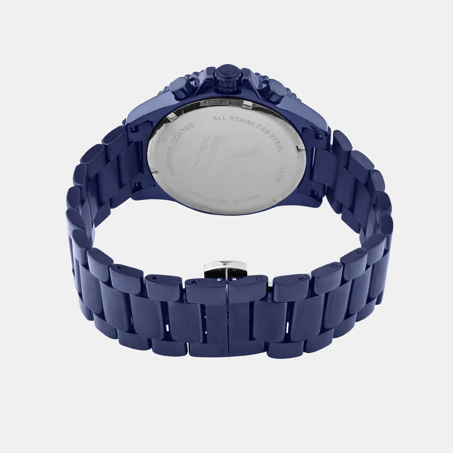 Men Quartz Blue Dial Multi-Function Metal Watch 3510M-M5405 - Image 5