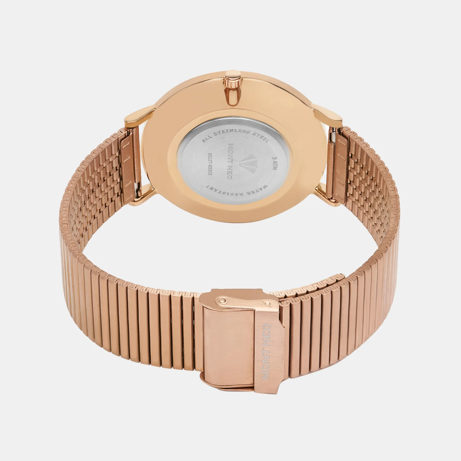 Men Quartz Brown Dial Analog Metal Watch 8013T-B3306 - Image 4