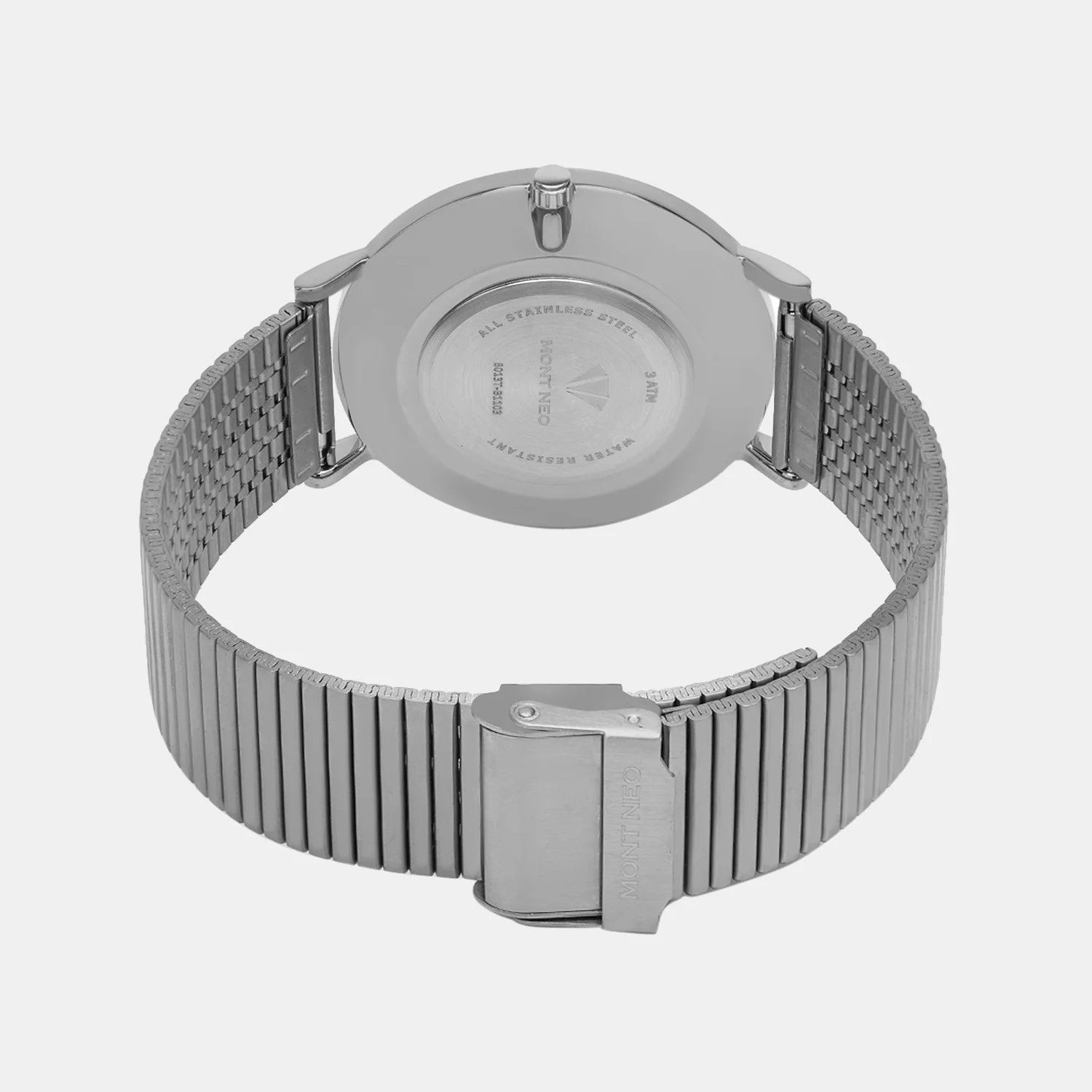 Men Quartz Silver Dial Analog Metal Watch 8013T-B1103 - Image 4