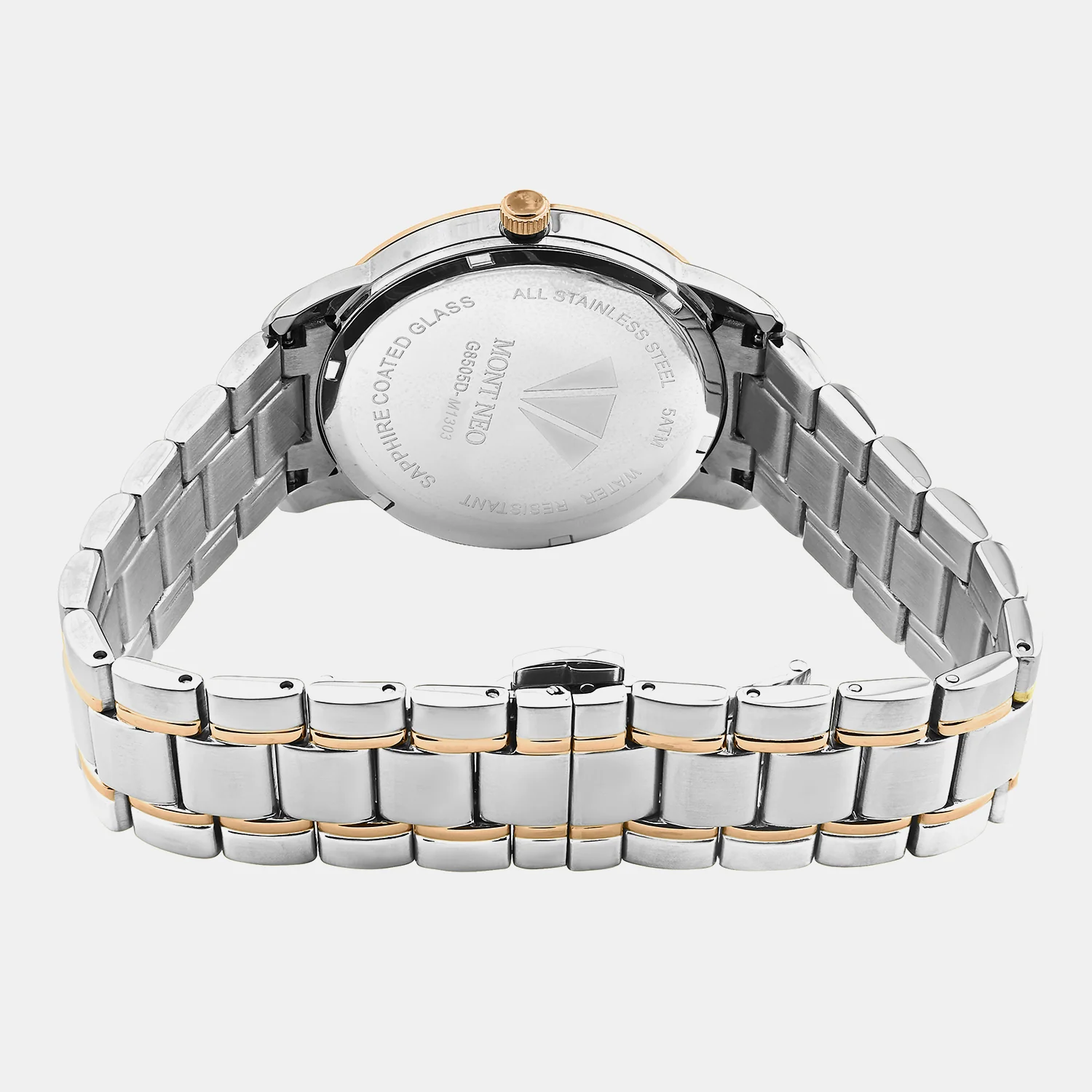 Men Quartz Silver Dial Analog Metal Watch G8505D-M1303 - Image 3