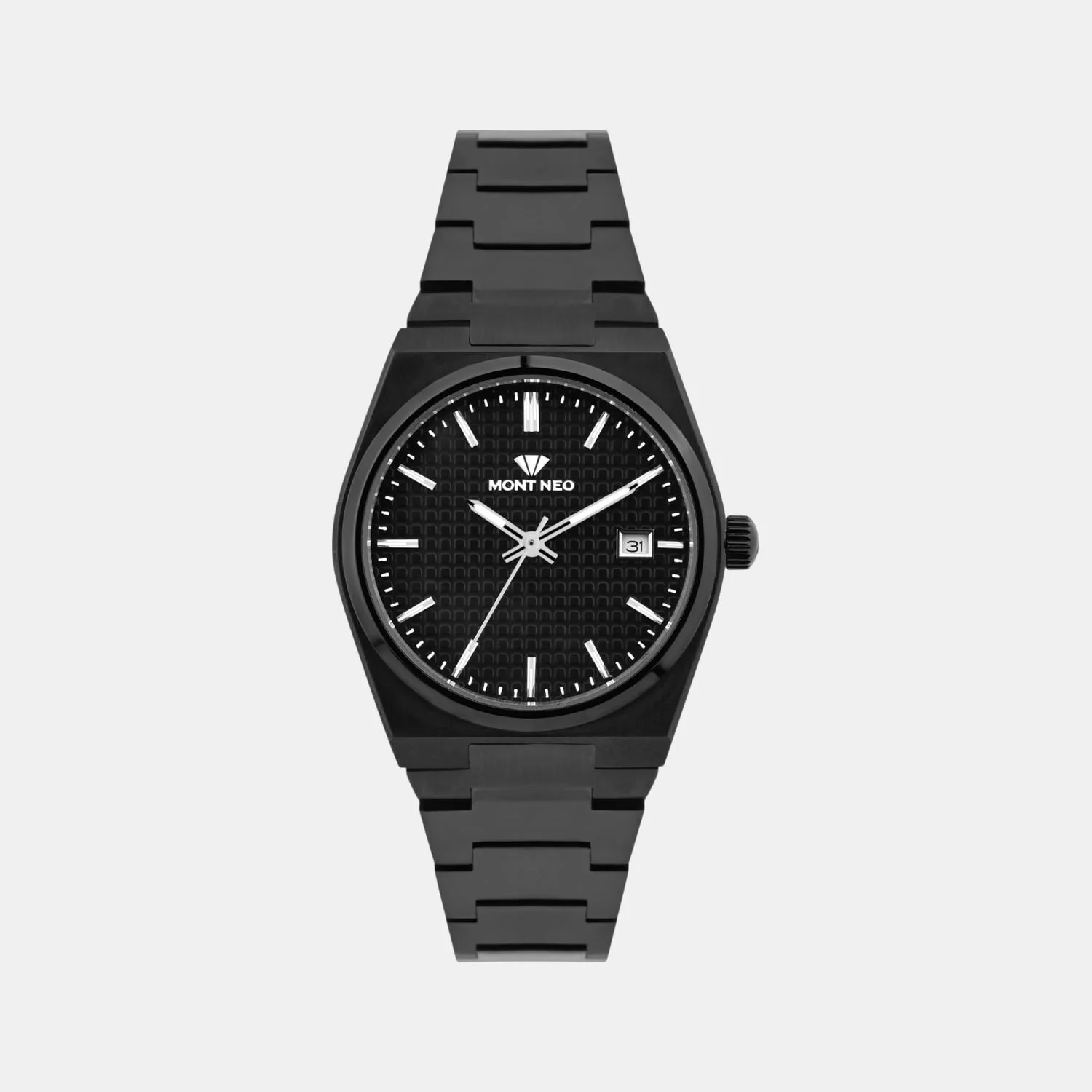 Women Quartz Black Dial Analog Stainless Steel Watch L3509E-M4404 - Image 2