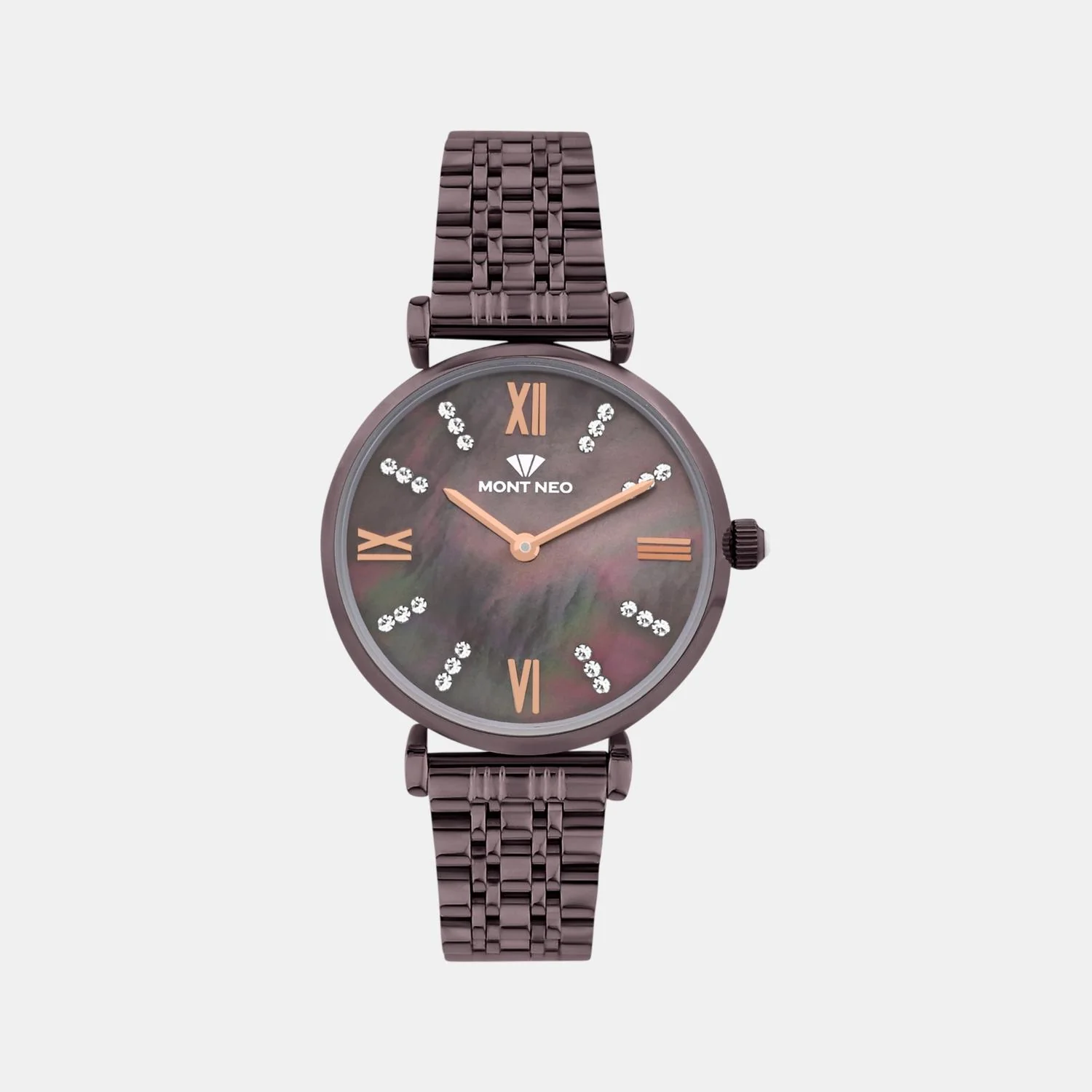 Women Quartz Multi Dial Analog Stainless Steel Watch 4515B-M6606