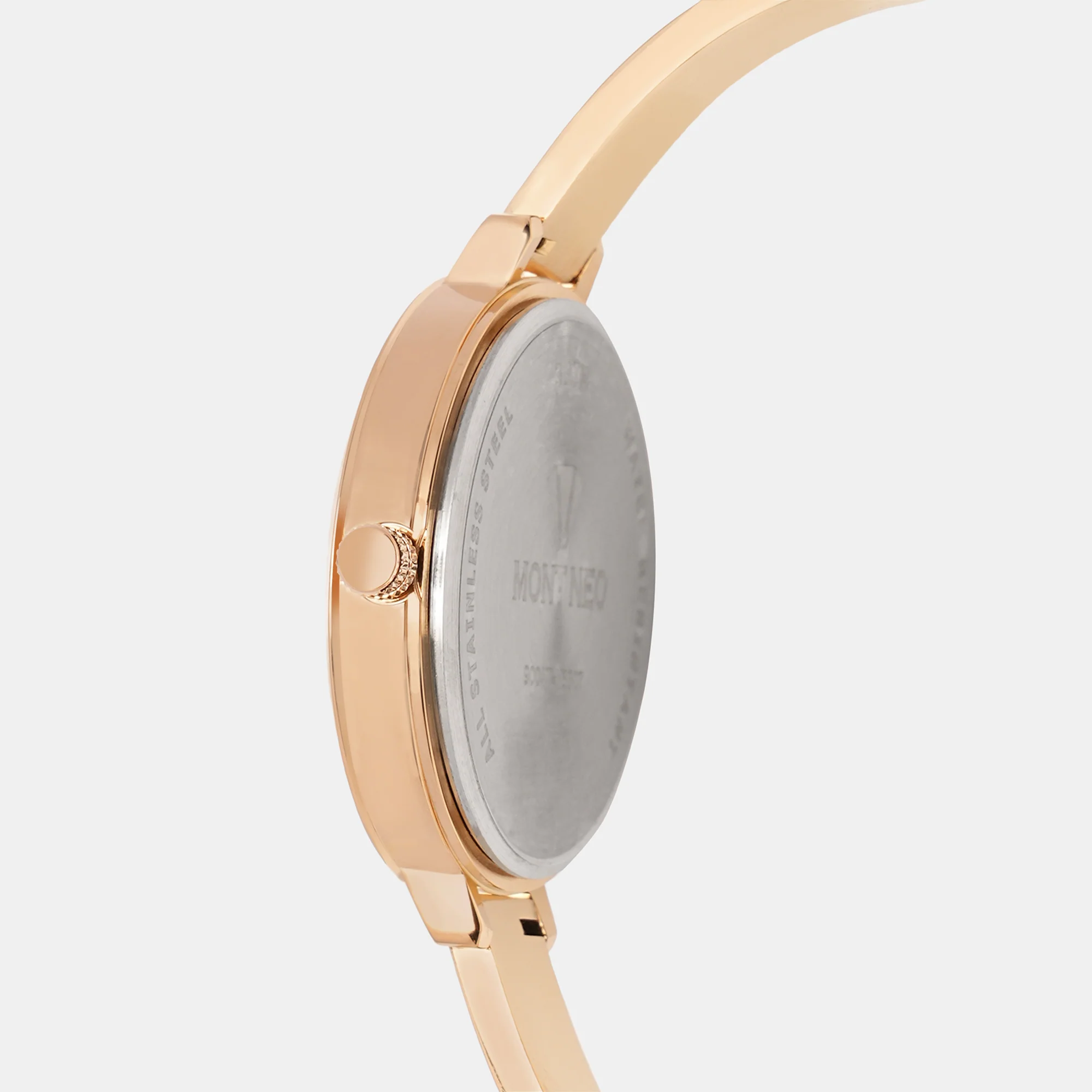 Women Quartz Rose Gold Dial Analog Stainless Steel Watch 9004T-M3307 - Image 5