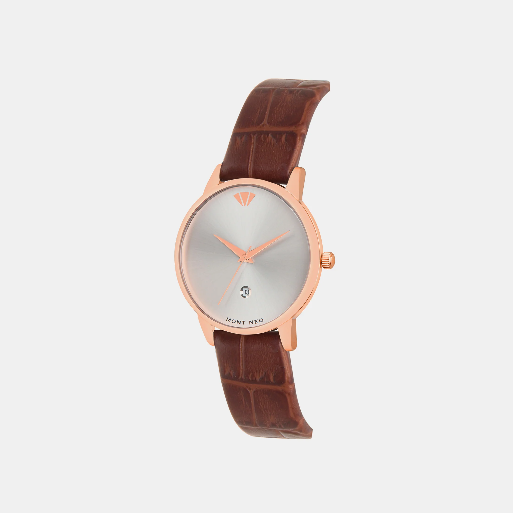 Women Quartz Silver Dial Analog Leather Watch L1034E-L3303 - Image 3