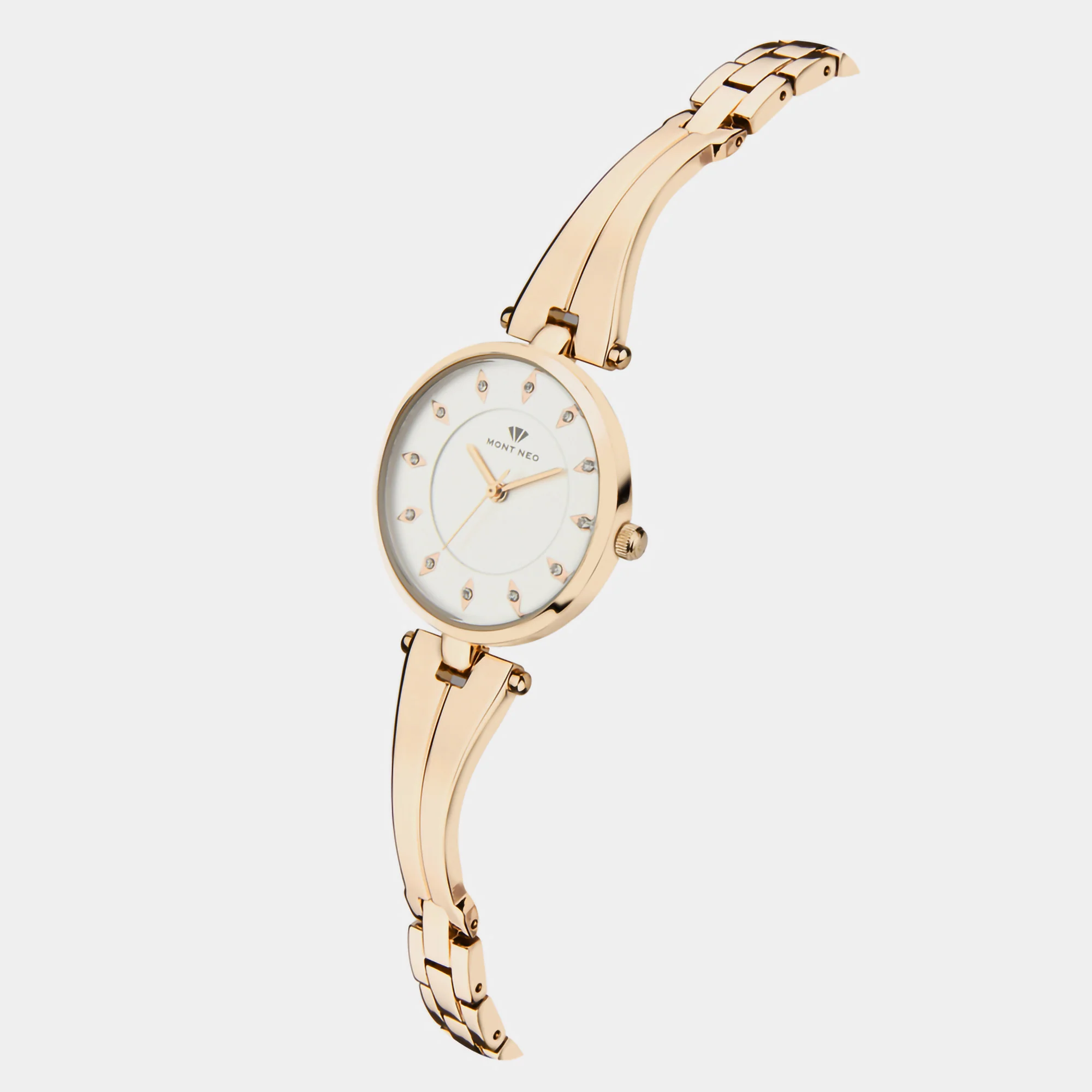 Women Quartz Silver Dial Analog Stainless Steel Watch 2003T-M0203 - Image 2