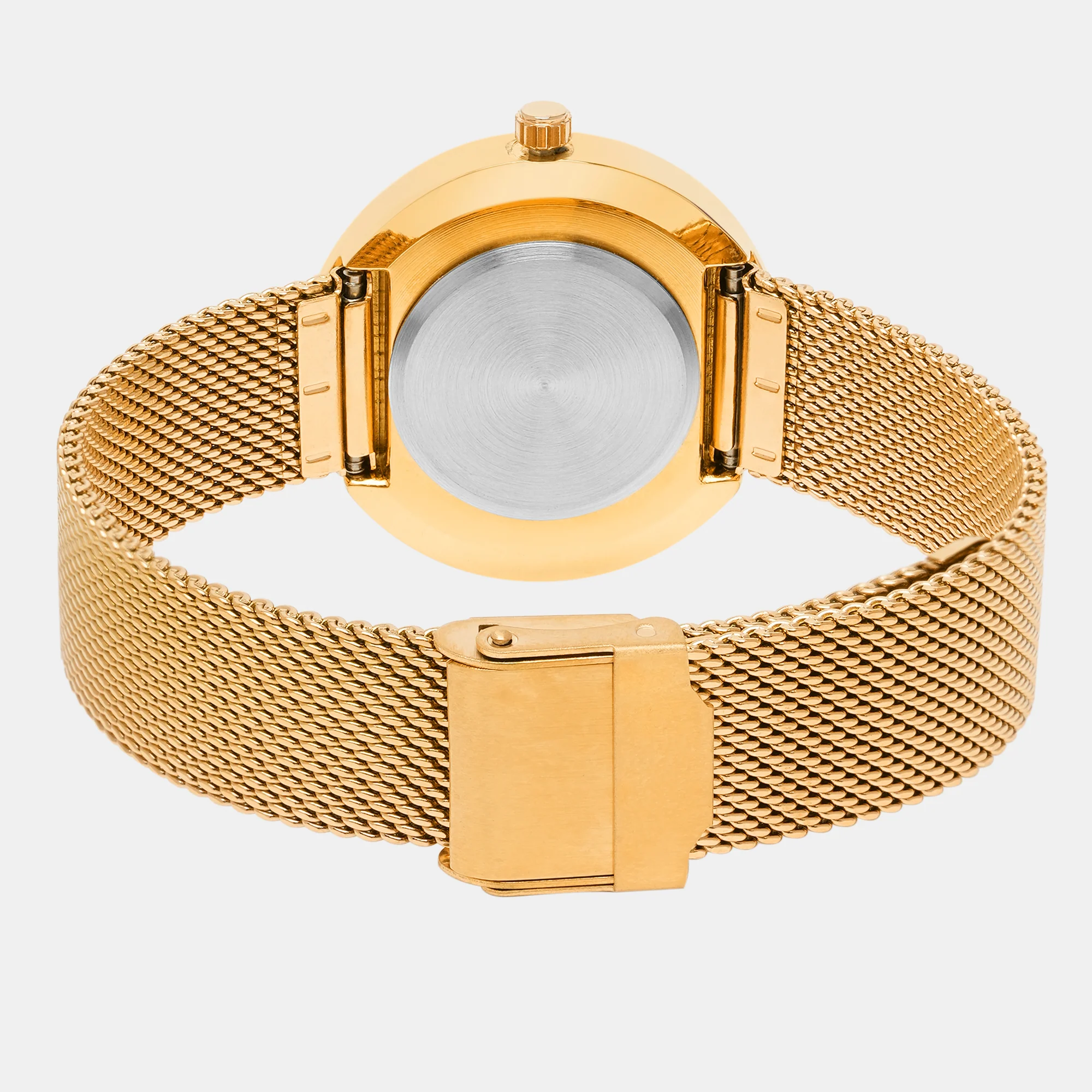 Women Quartz Silver Dial Analog Mesh Watch 9002T-B2203 - Image 4
