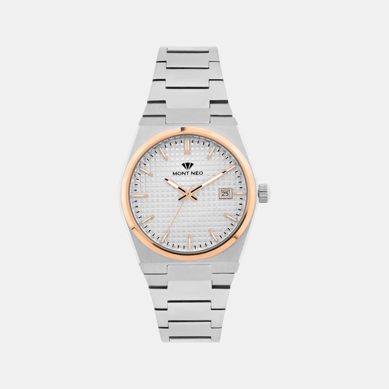 Women Quartz Silver Dial Analog Stainless Steel Watch L3509E-M1303 - Image 2