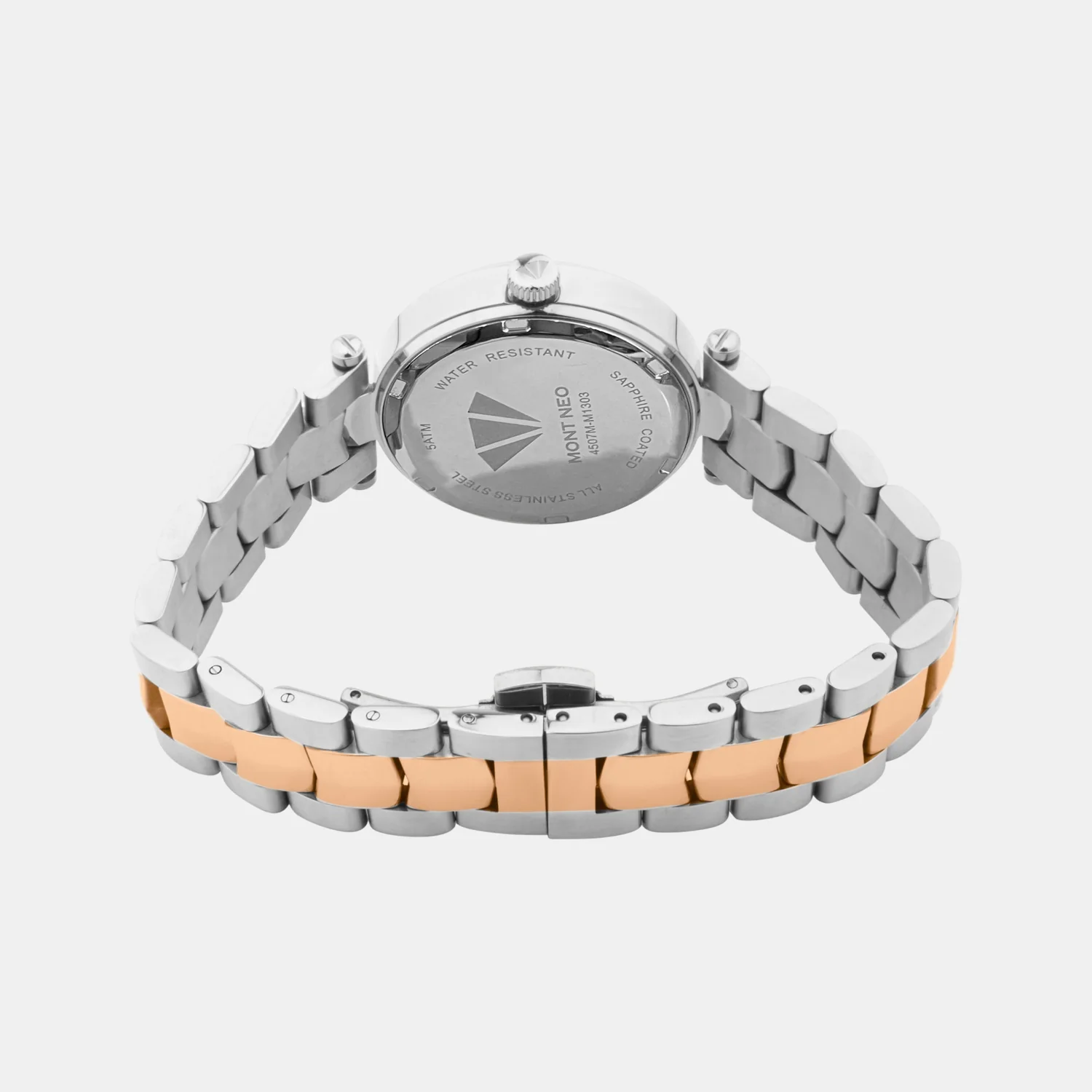 Women Quartz Silver Dial Multi-Function Stainless Steel Watch 4507M-M1303 - Image 5