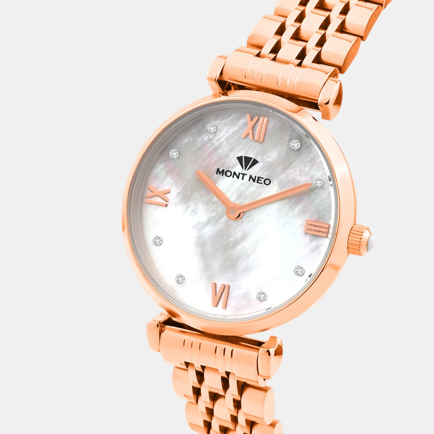 Women Quartz White Dial Analog Stainless Steel Watch 4516B-M3301 - Image 2