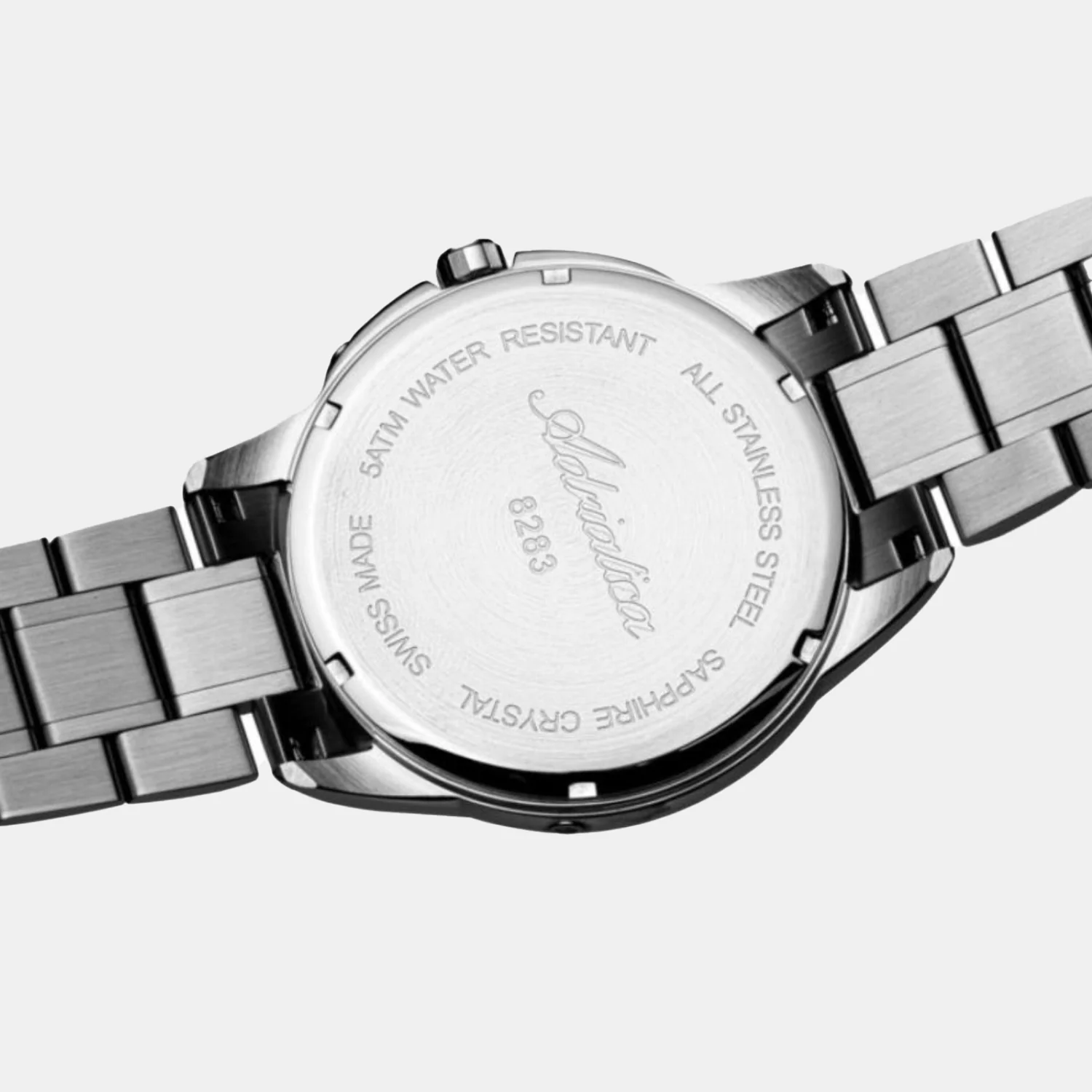 Moonphase Men Quartz Black Dial Multi-Function Stainless Steel Watch A8283.R166QF - Image 3