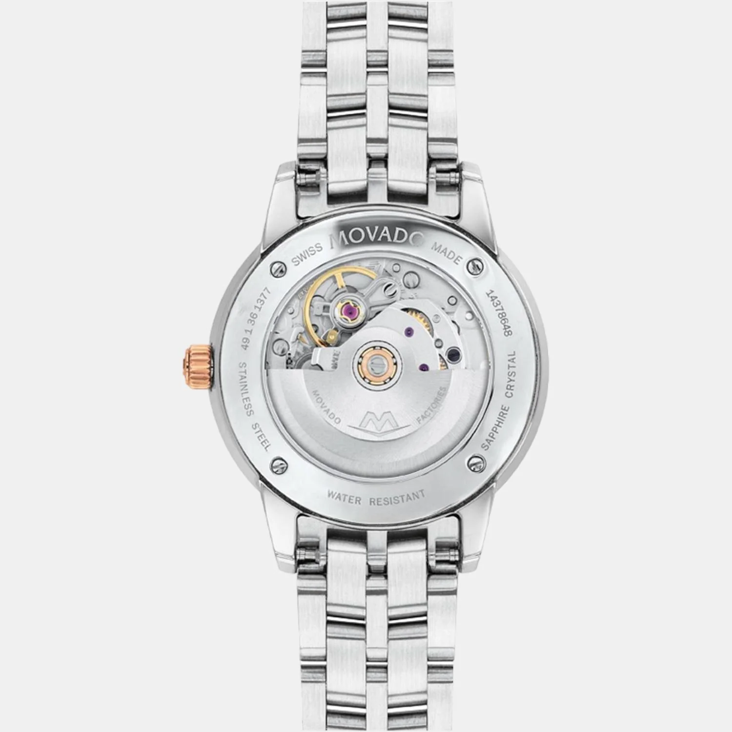 1881 Automatic Women Quartz Mother Of Pearl Dial Analog Stainless Steel Watch 0607488M - Image 3