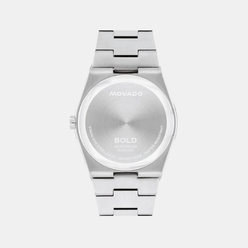 Bold Ceramic Women Quartz White Dial Analog Stainless Steel Watch 3600946 - Image 3