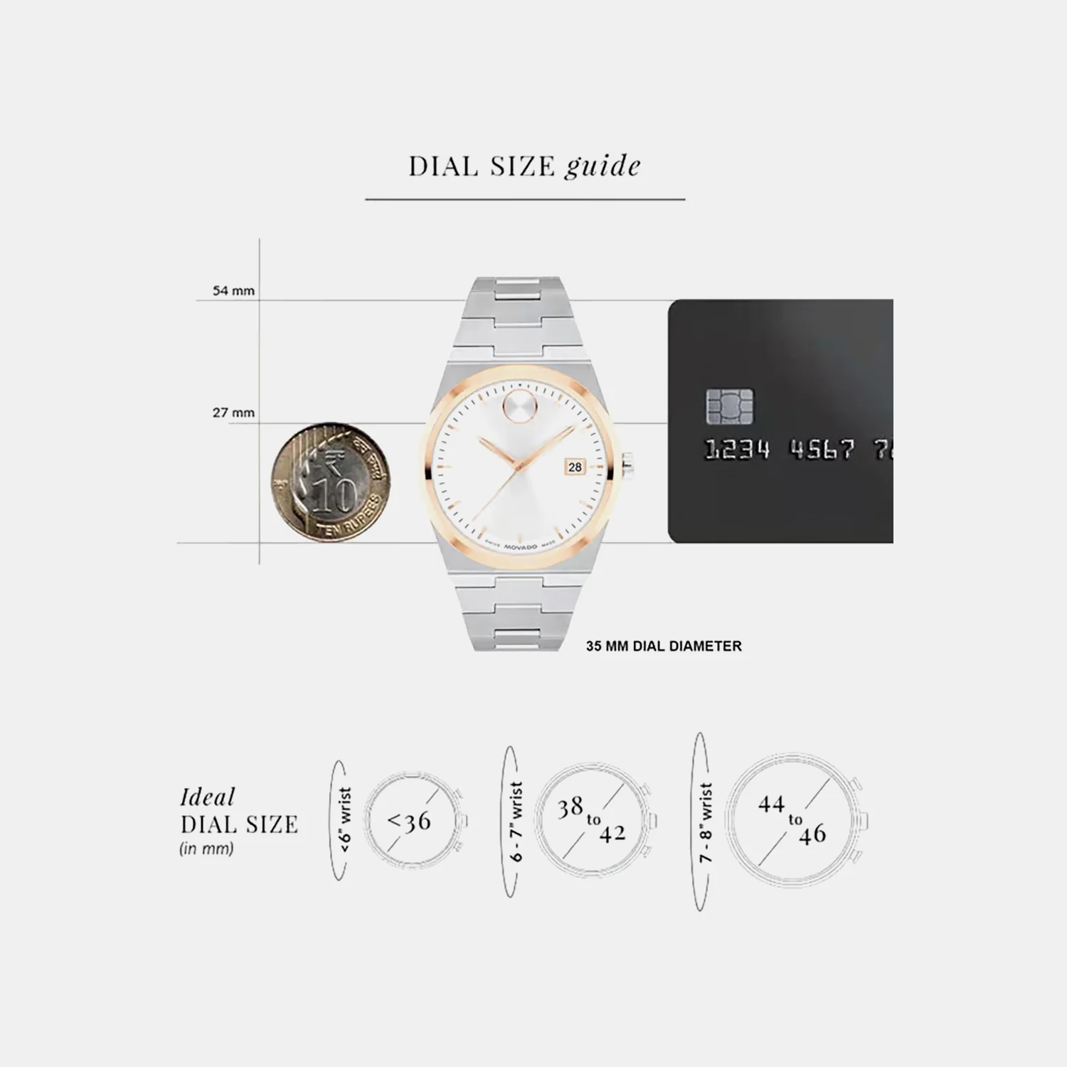 Bold Ceramic Women Quartz White Dial Analog Stainless Steel Watch 3600946 - Image 4