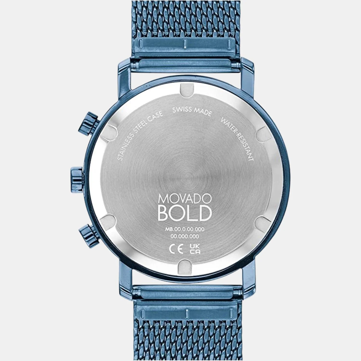 Bold Evolution Men Quartz Blue Dial Chronograph Stainless Steel Watch 3600809 - Image 3