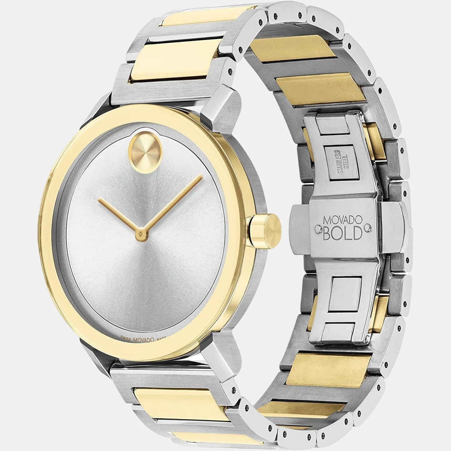 Bold Evolution Women Quartz Silver Dial Analog Stainless Steel Watch 3600887 - Image 2