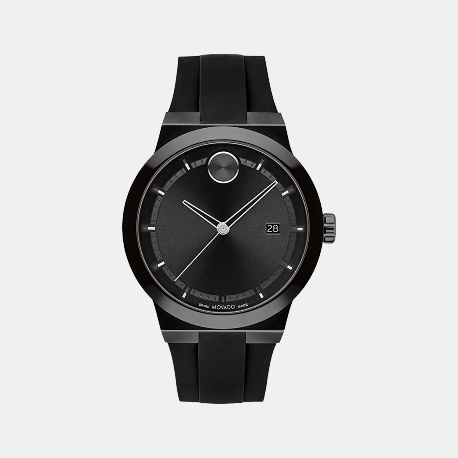 Bold Fusion Men Quartz Black Dial Analog Stainless Steel Watch 3600849