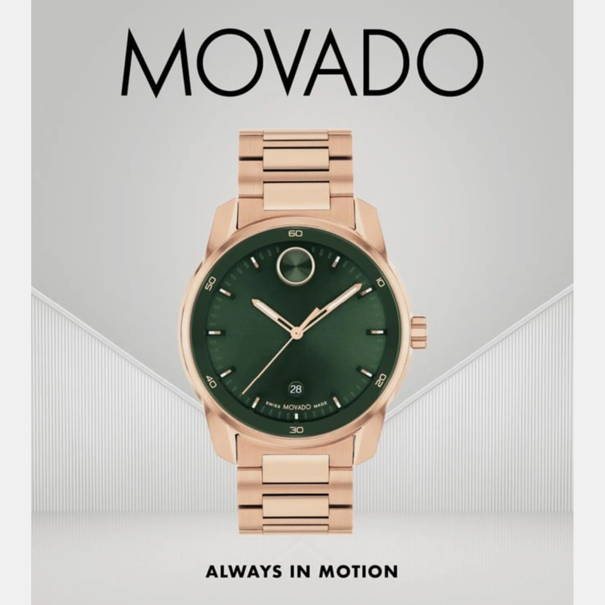 Bold Verso Men Quartz Green Dial Analog Stainless Steel Watch 3601138 - Image 5