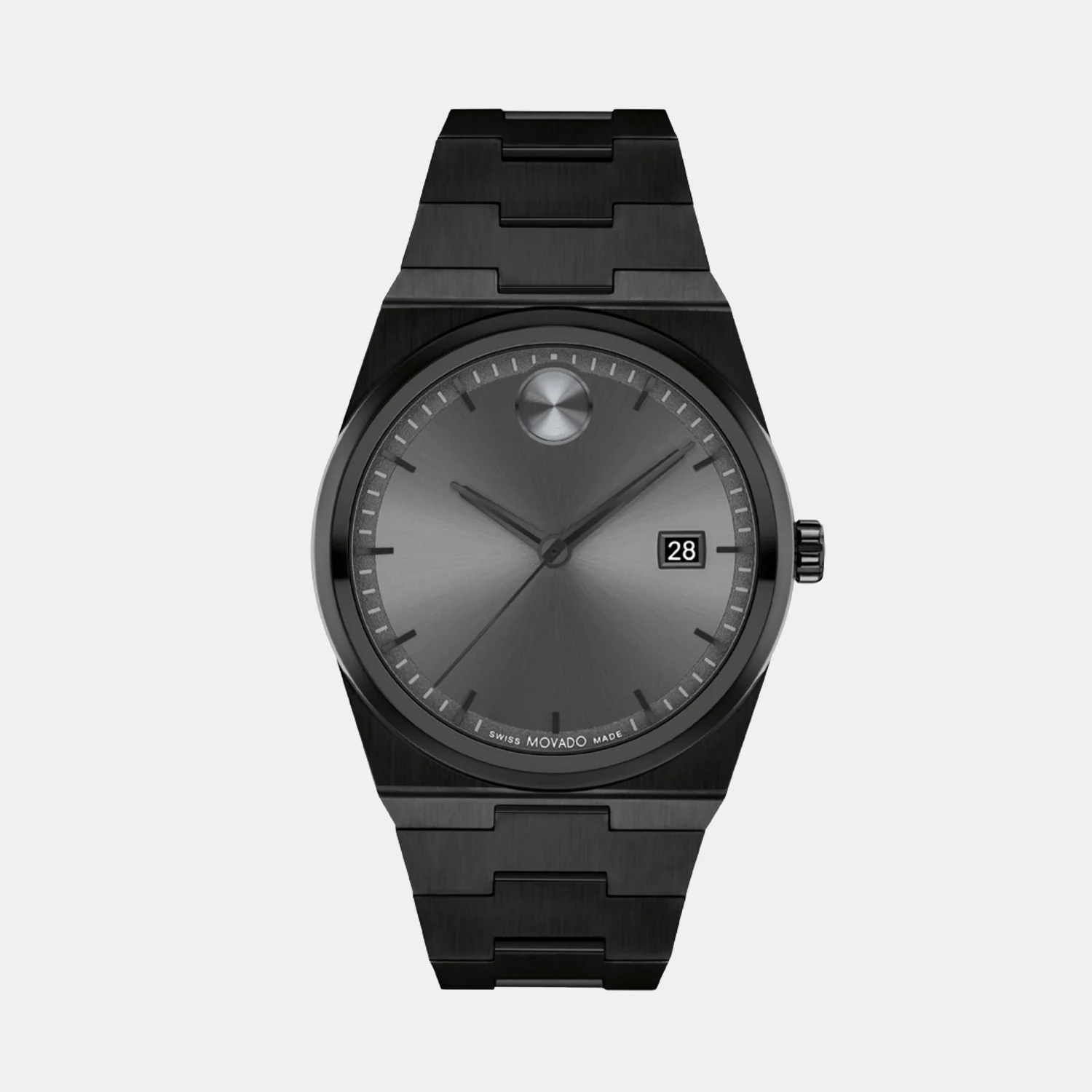 Bold Quest Men Quartz Grey Dial Analog Stainless Steel Watch 3601224