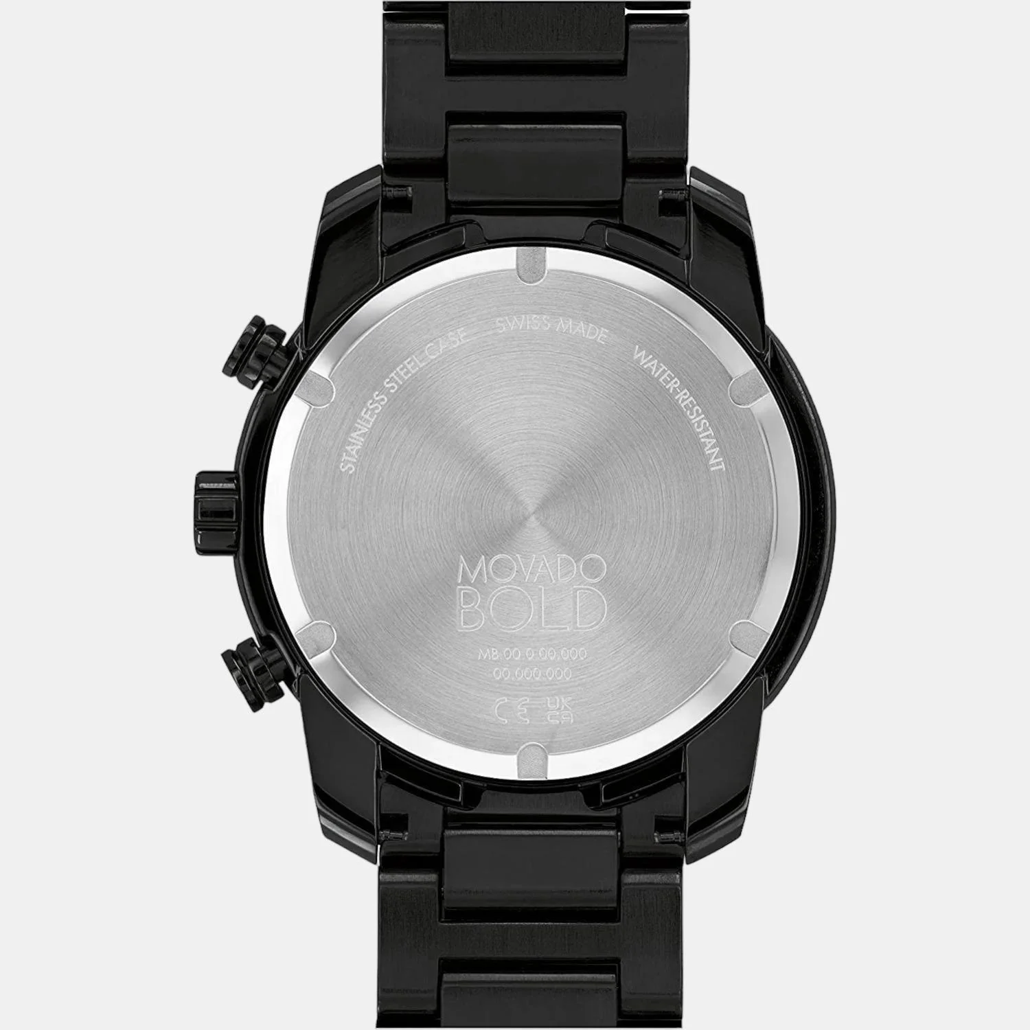 Bold Verso Men Quartz Black Dial Chronograph Stainless Steel Watch 3600906 - Image 3