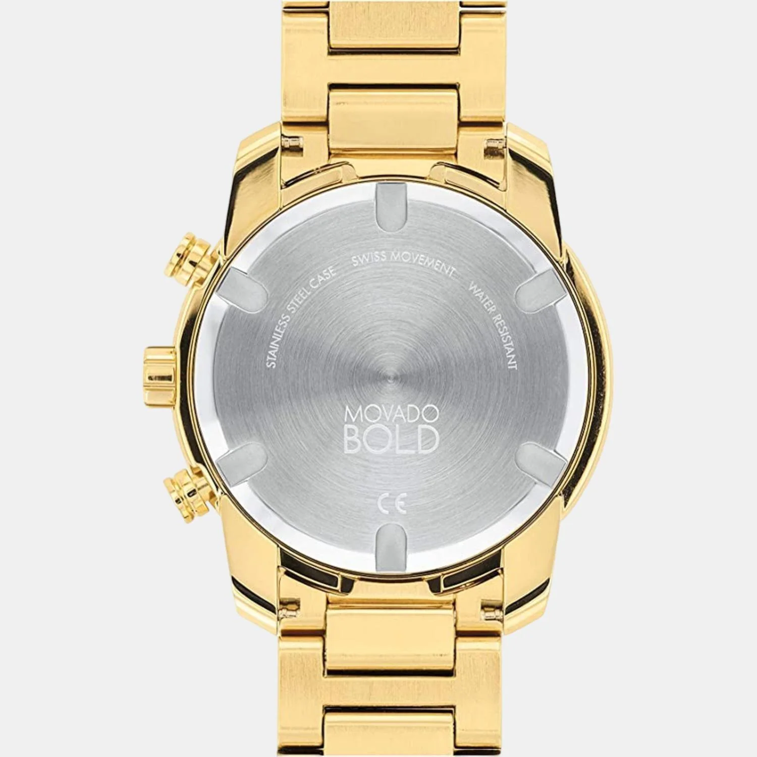 Bold Verso Men Quartz Gold Dial Chronograph Stainless Steel Watch 3600866 - Image 3