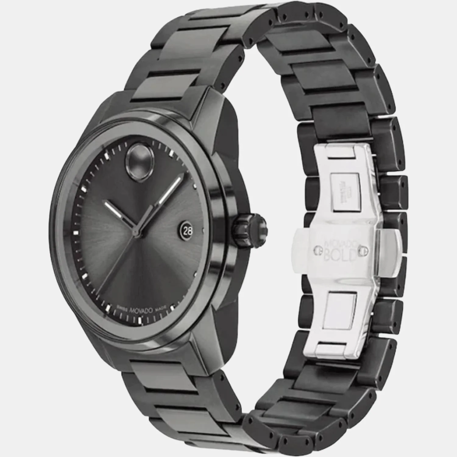 Bold Verso Men Quartz Grey Dial Analog Stainless Steel Watch 3600860 - Image 2