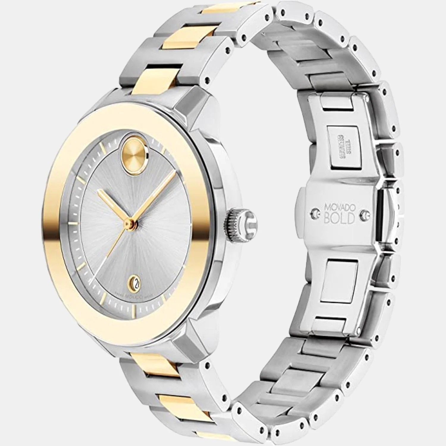 Bold Verso Women Quartz Silver Dial Analog Stainless Steel Watch 3600870 - Image 2
