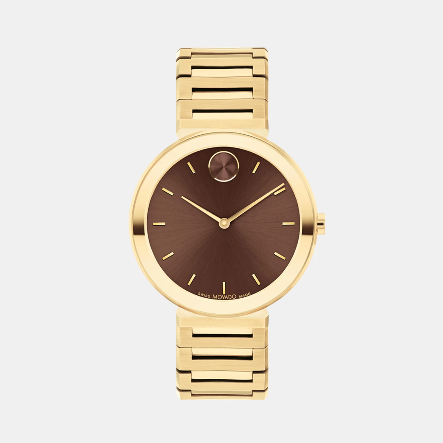 Bold Women Quartz Caffeine Dial Analog Stainless Steel Watch 3601220