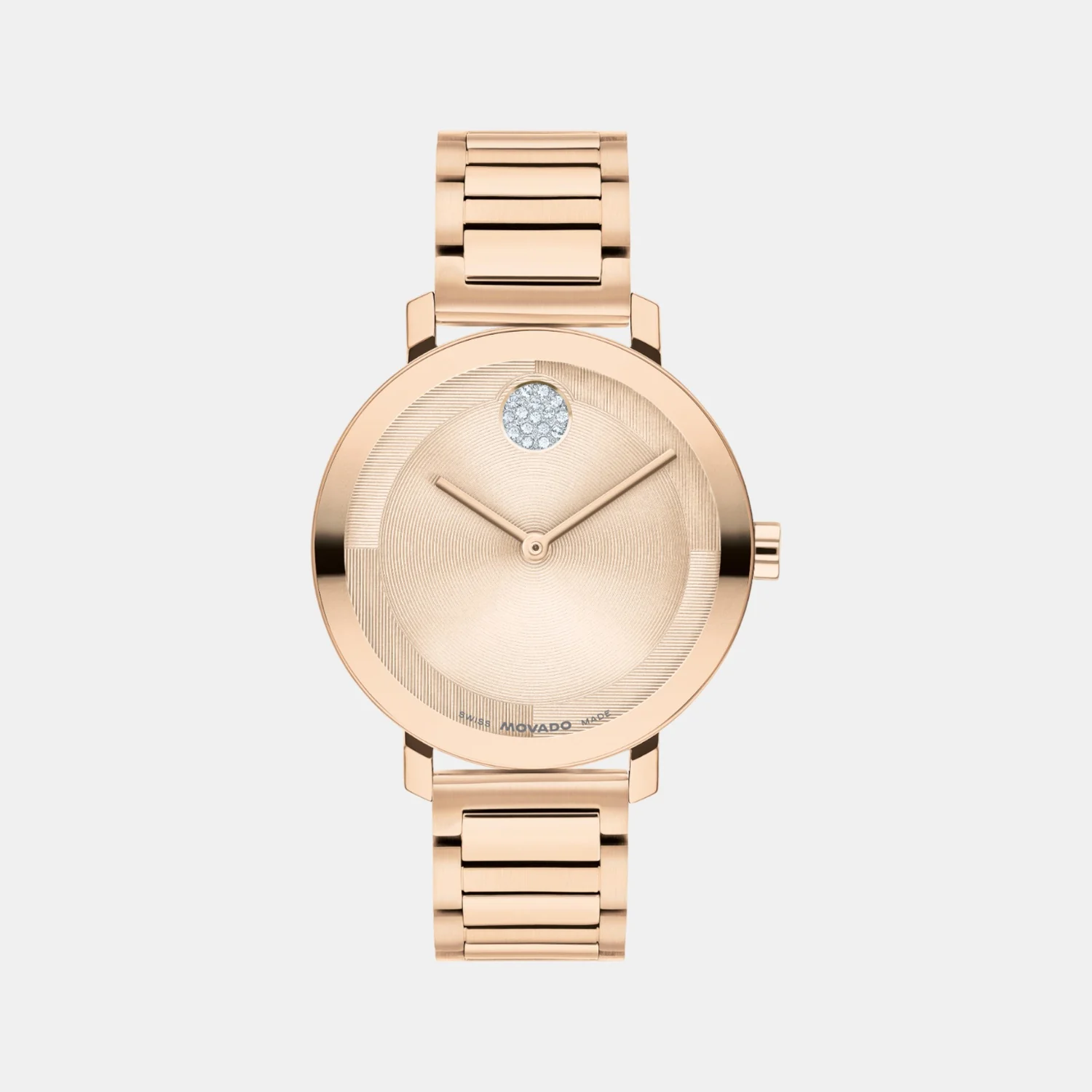 Bold Women Quartz Light Rose Gold Dial Analog Stainless Steel Watch 3601266 - Image 2