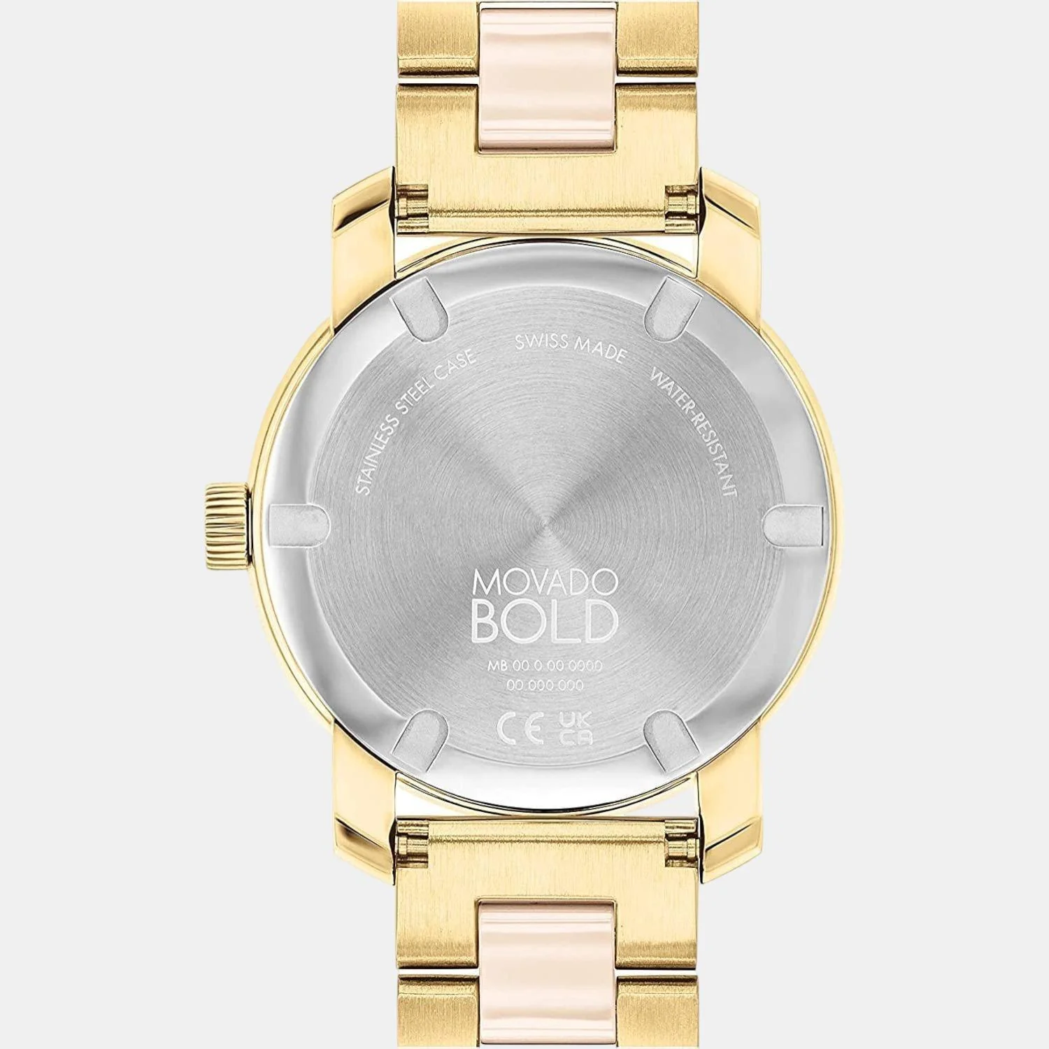 Bold Women Quartz Pink Dial Analog Stainless Steel Watch 3600640 - Image 3
