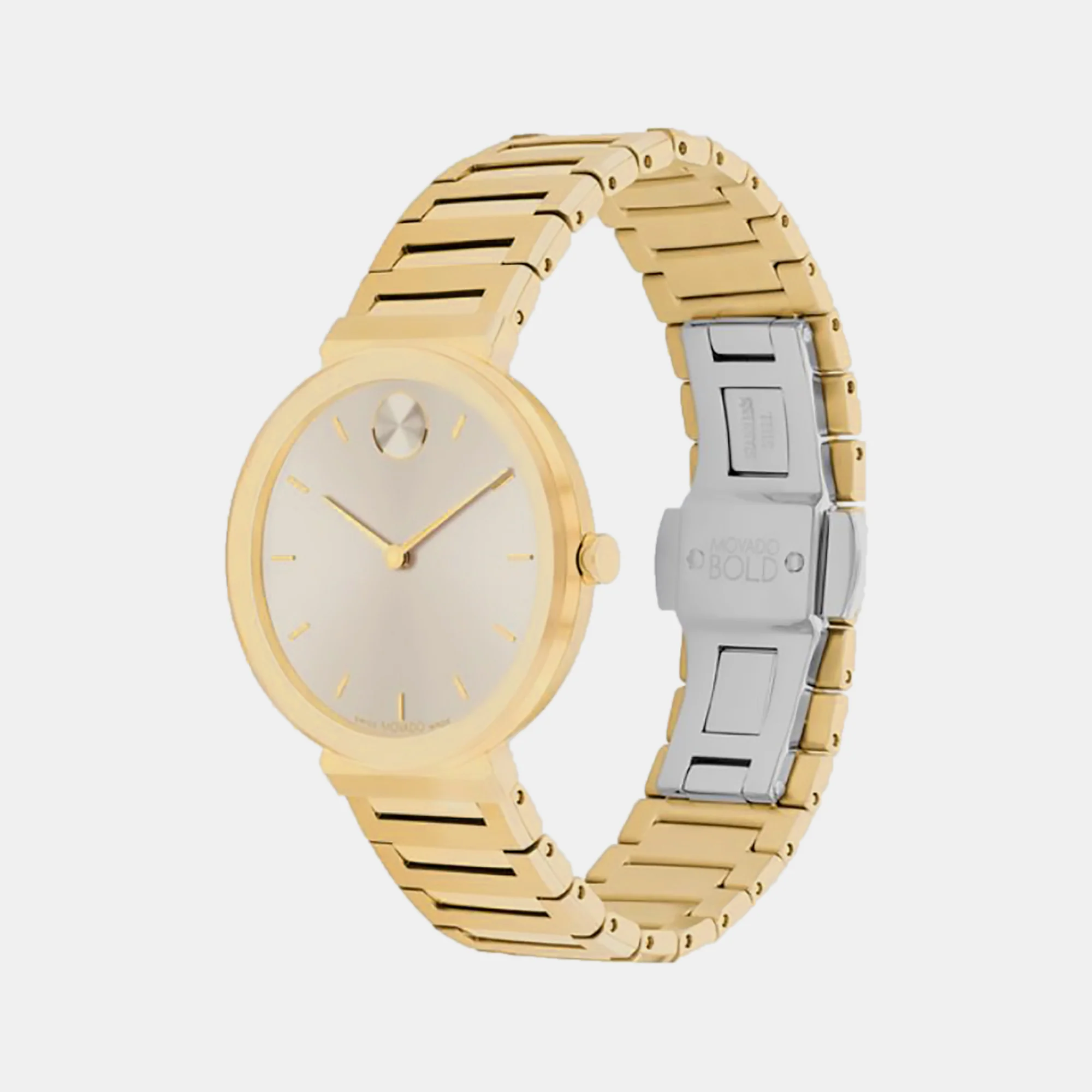 Bold Women Quartz Rose Gold Dial Analog Stainless Steel Watch 3601088 - Image 3