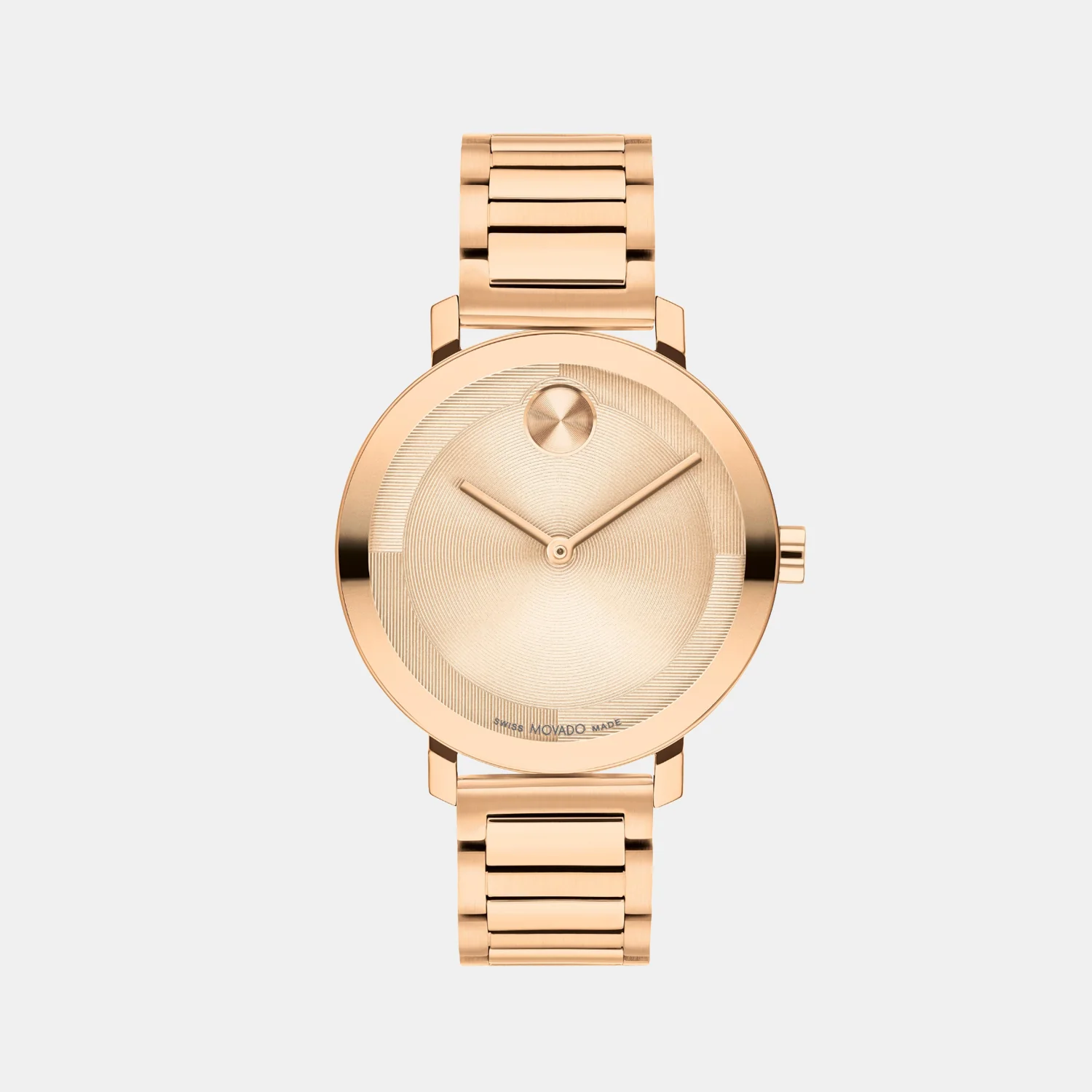 Bold Women Quartz Rose Gold Dial Analog Stainless Steel Watch 3601142