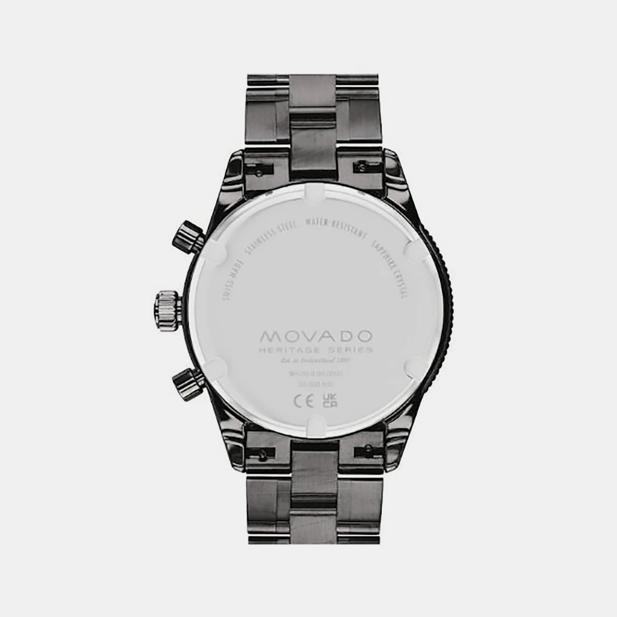 Calendoplan S Heritage Men Quartz Black Dial Chronograph Stainless Steel Watch 3650125 - Image 4